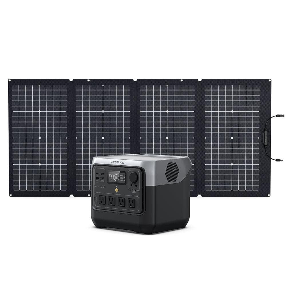 EcoFlow RIVER 2 Pro + 1*220W Portable Solar Panel Energy Bundle.