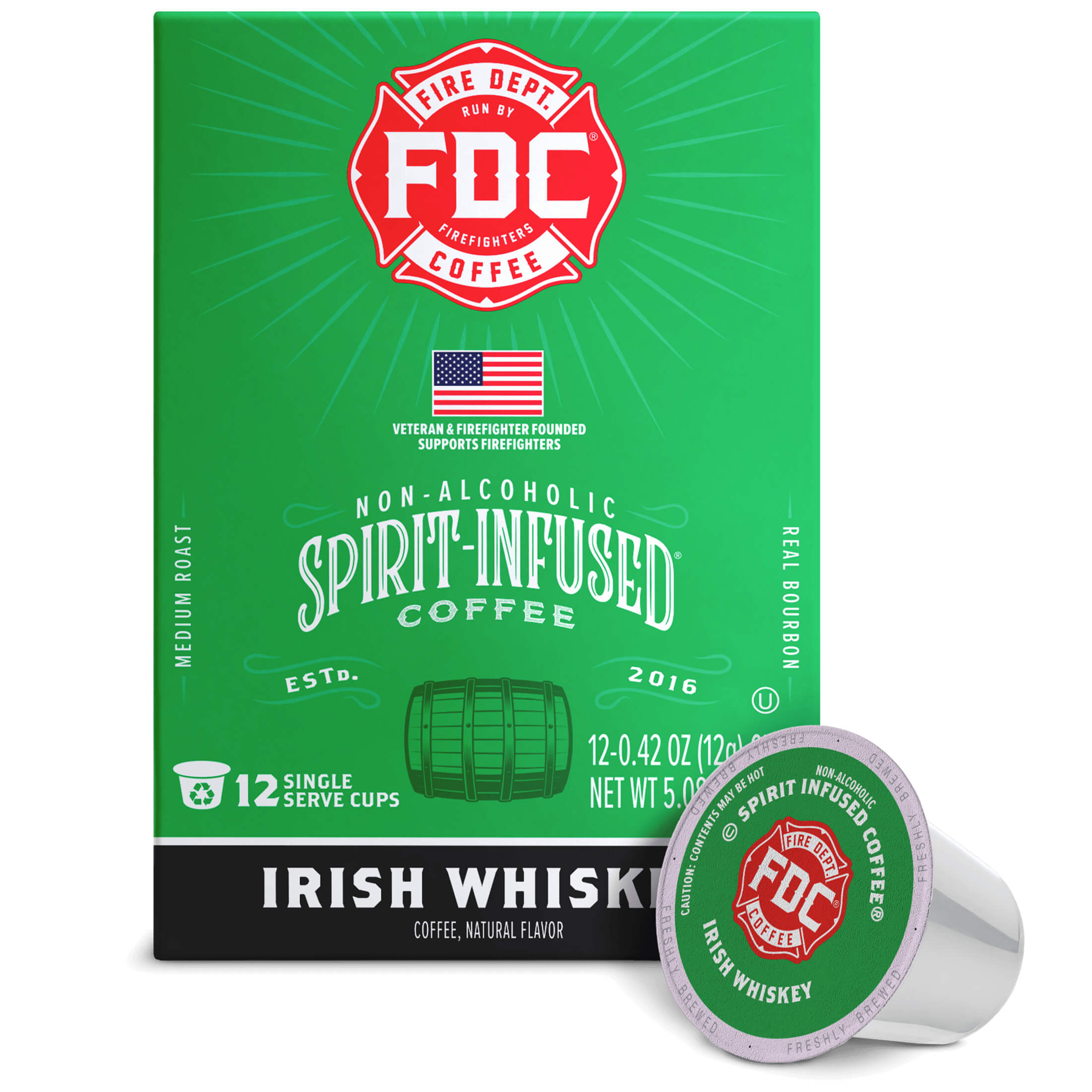 Irish Whiskey Infused Coffee Pods