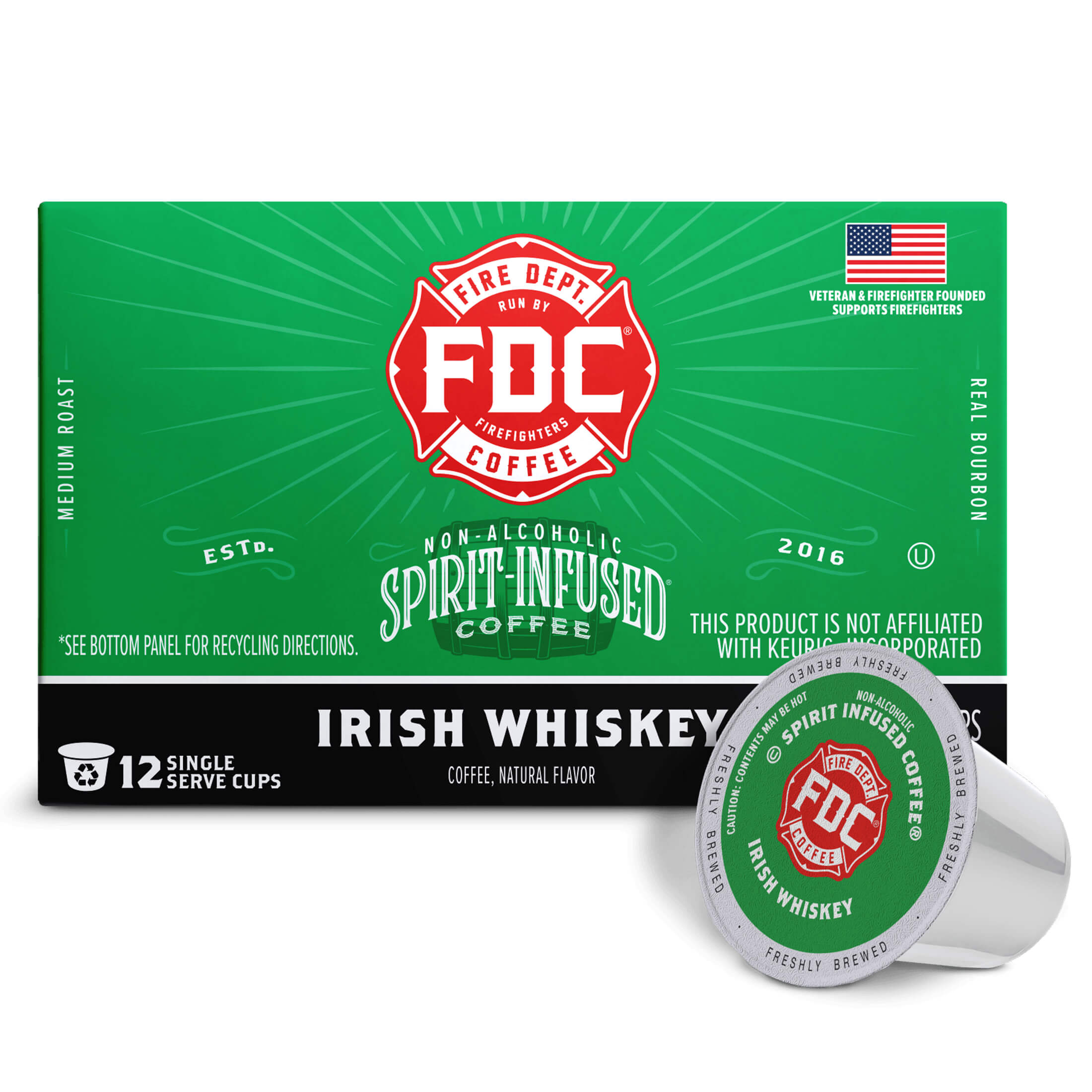 Irish Whiskey Infused Coffee Pods