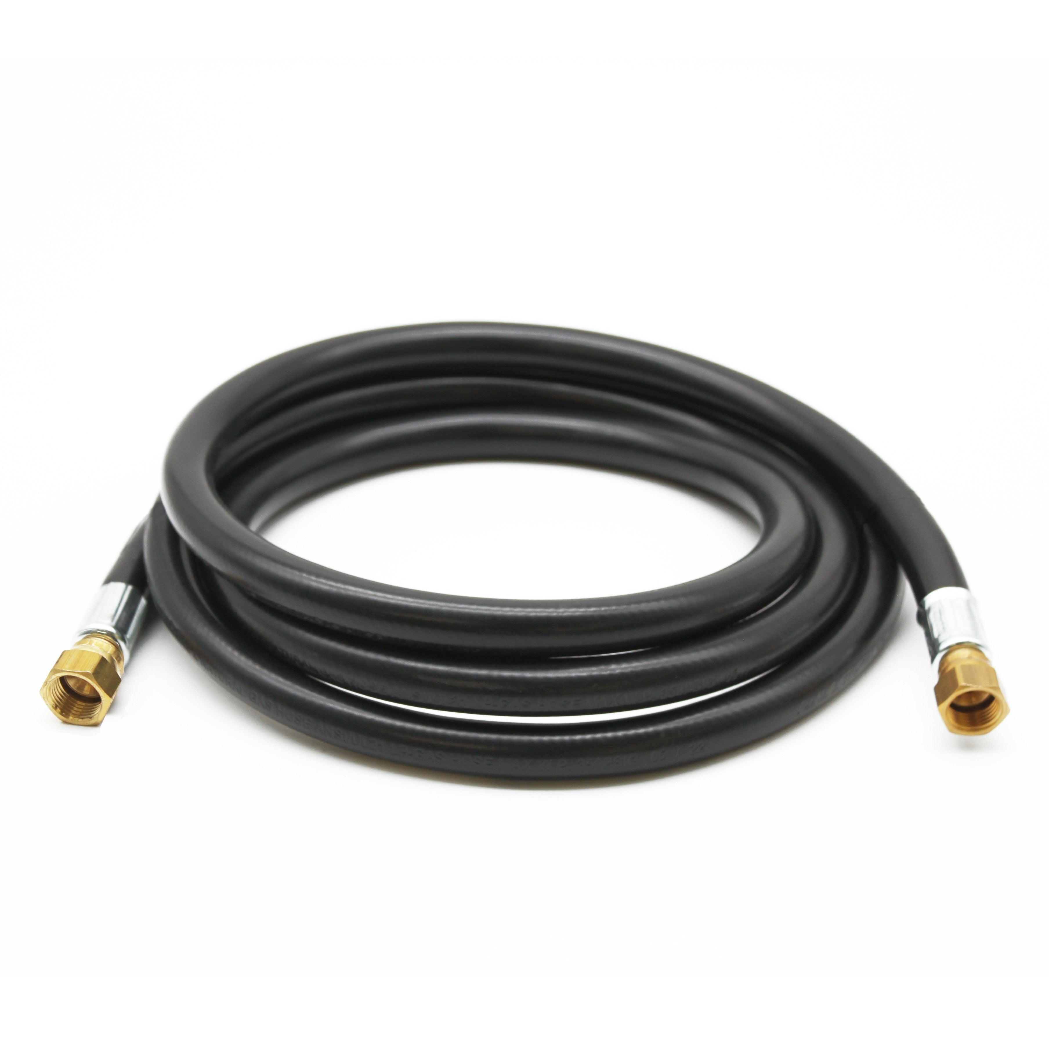 Flame King Thermo Rubber RV Slide Out Hose Assembly, 106 Inch, 3/8 Inch ID, Female to Female, 106 inches