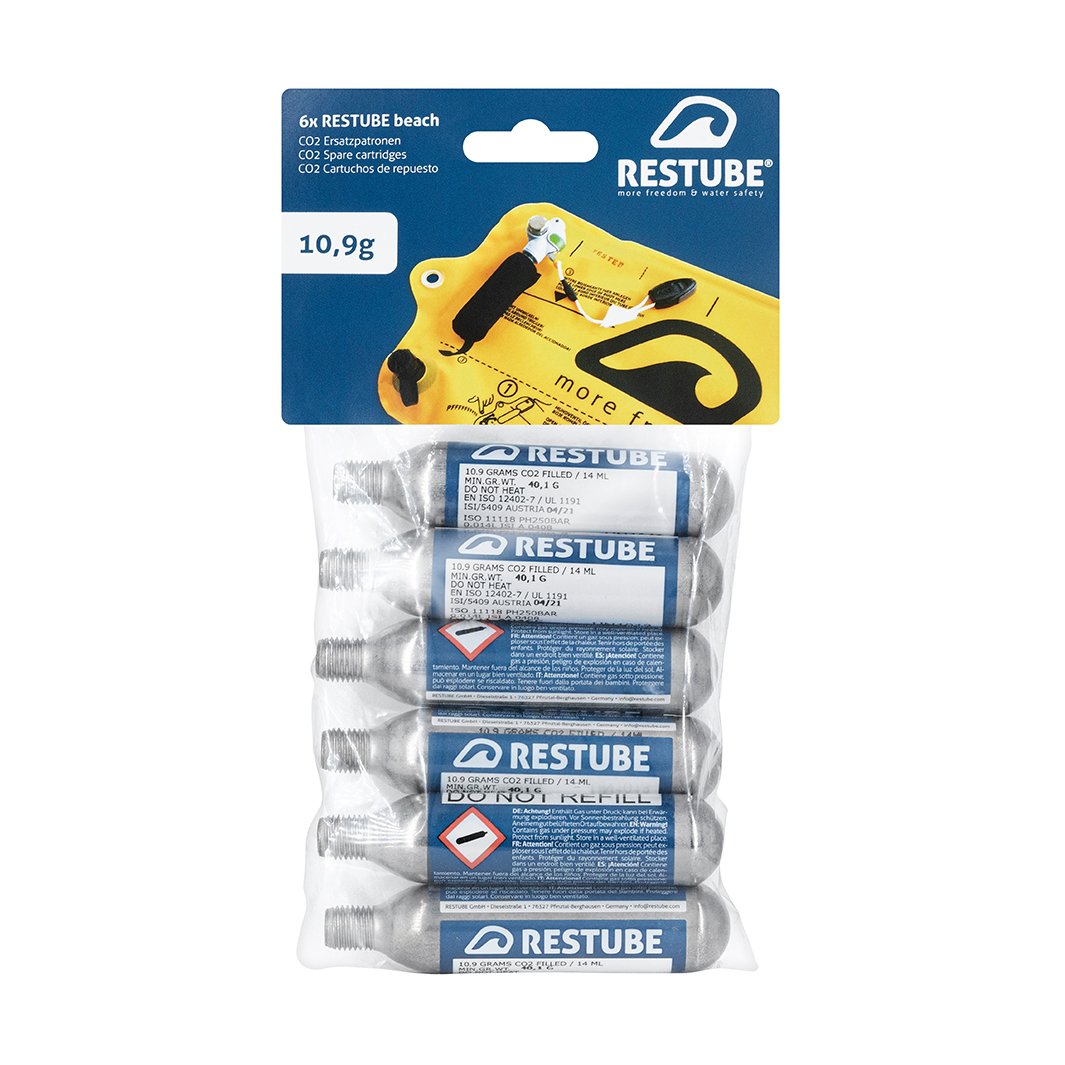 Restube CO₂ cartridges (10.9g)