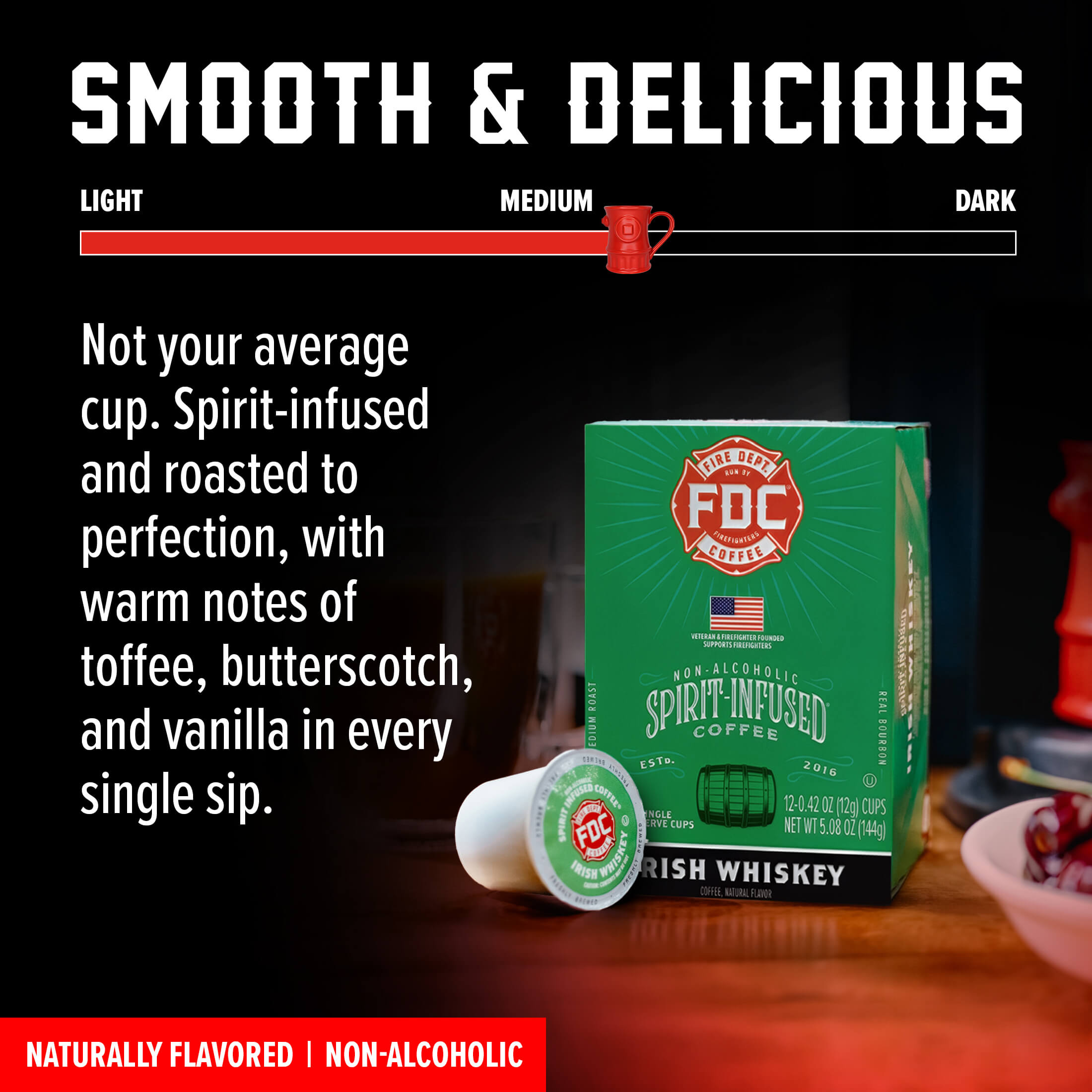 Irish Whiskey Infused Coffee Pods