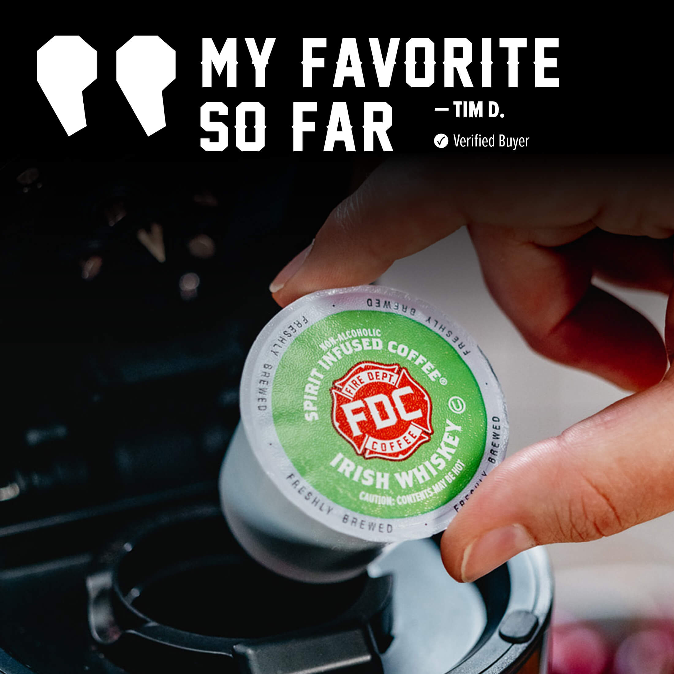 Irish Whiskey Infused Coffee Pods