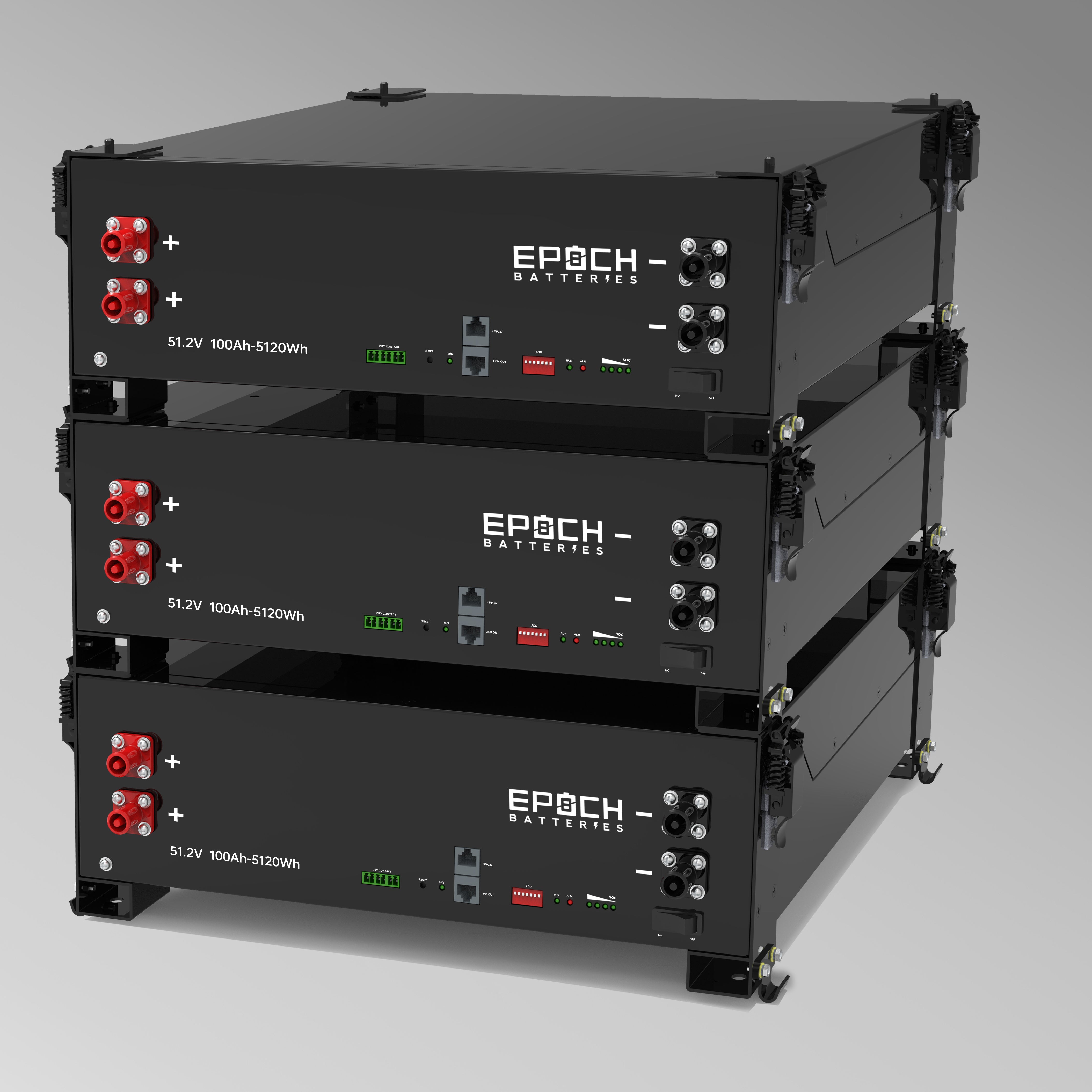 48V 100Ah (5.12kWh) - Self-Heating Server Rack Lithium Battery