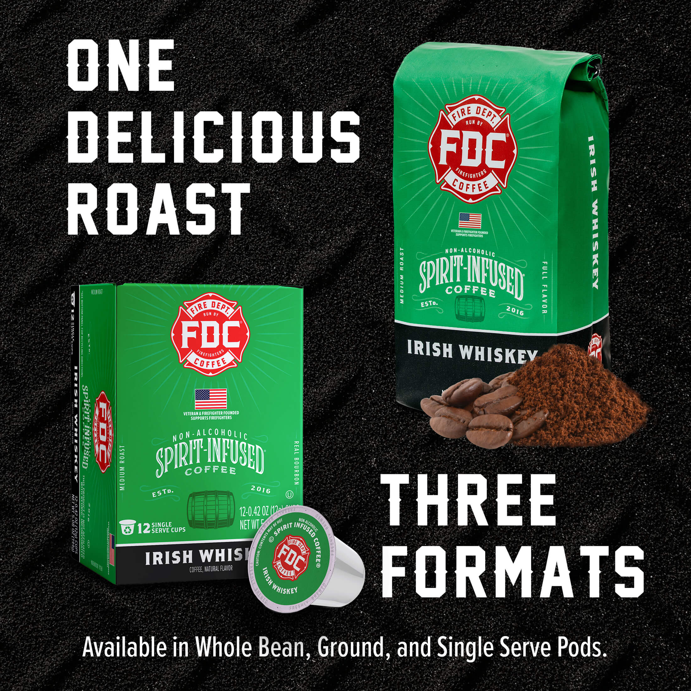 Irish Whiskey Infused Coffee Pods