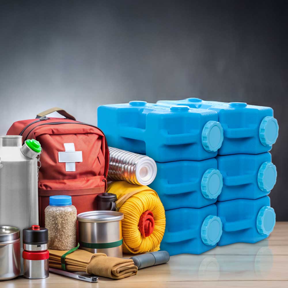 Backordered until Sept 28th - AquaBrick Container - 6 pack With Spigot