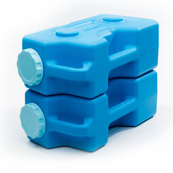 Backordered until Sept. 28th - AquaBrick™ Food and Water Storage Container - 2 Bricks Plus Spigot