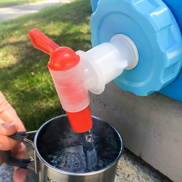 Backordered until Sept 28th - AquaBrick Container - 6 pack With Spigot