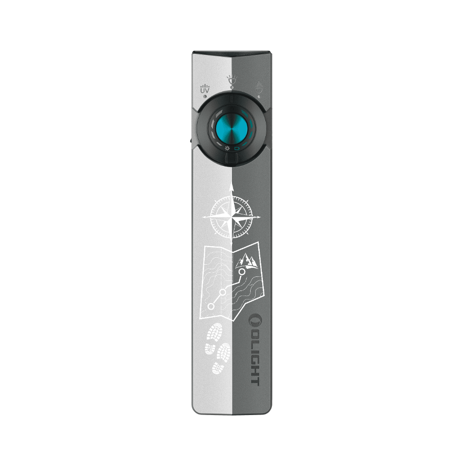 Olight ArkPro 1500 Lumen Rechargeable EDC Flashlight with UV Light & Green Laser