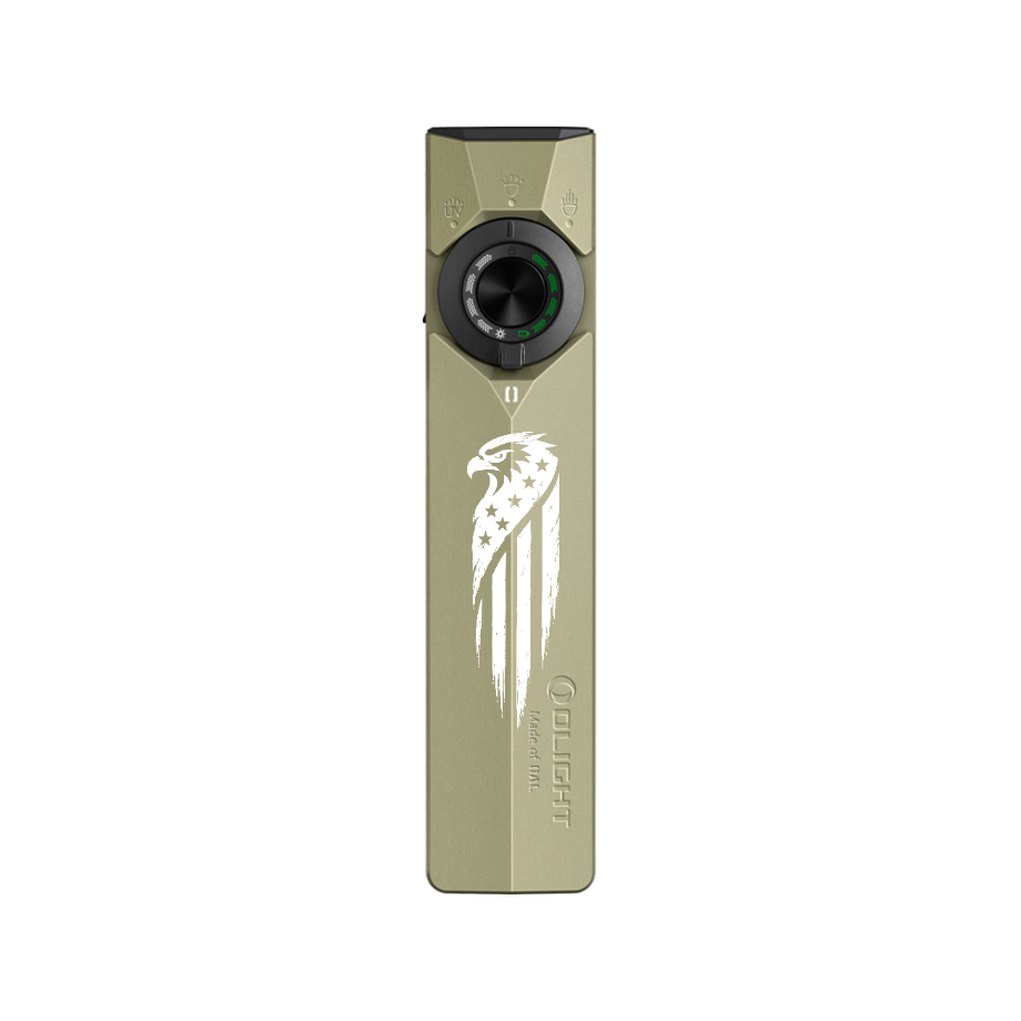 (Custom Engraved) Olight ArkPro Ultra 1700 Lumen Rechargeable EDC Flashlight with UV Light & Green Laser