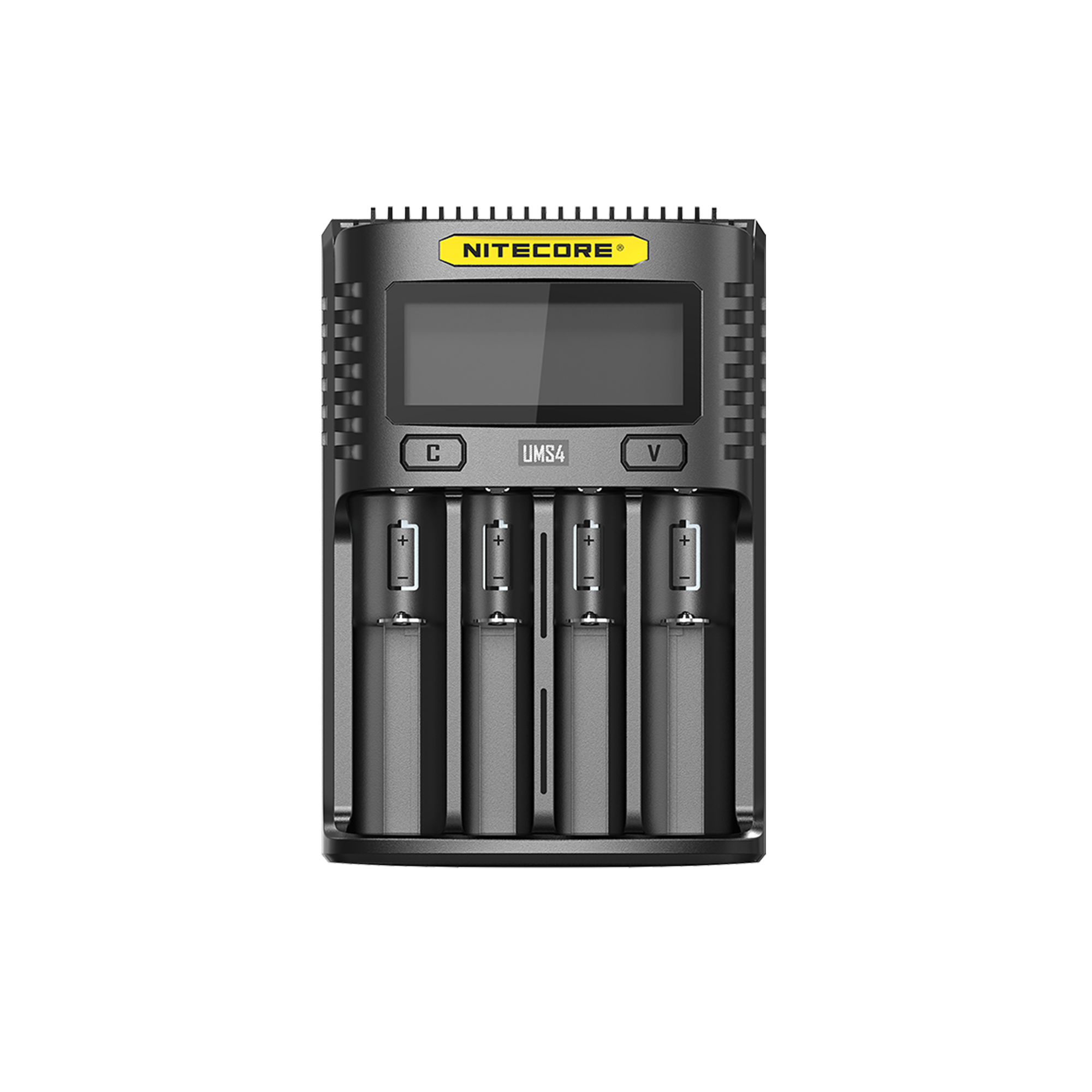 Nitecore UMS4 USB Four-Slot USB-C Fast Charger, for 18650, 21700 Batteries