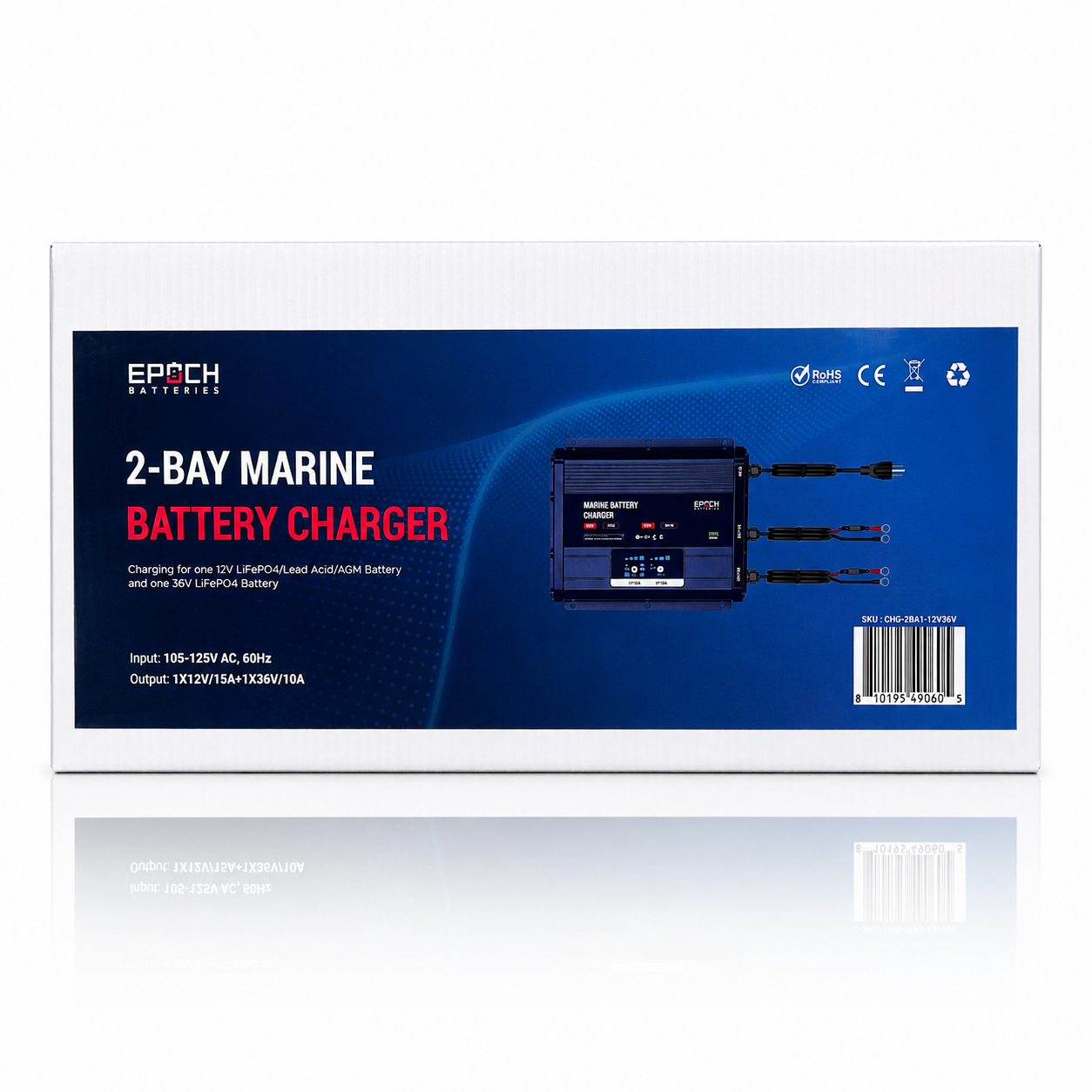 12V & 36V Onboard Marine Lithium Battery Charger