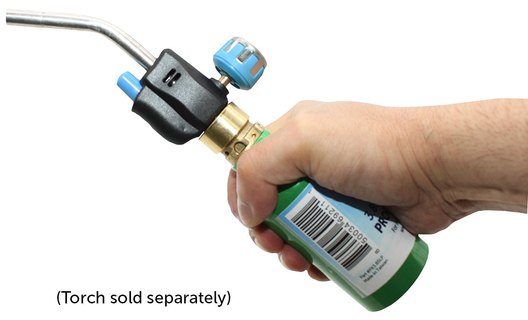 Flame King 1/4 lb Refillable Mini Propane Tank Cylinder - 2-Pack Eco Friendly Tank