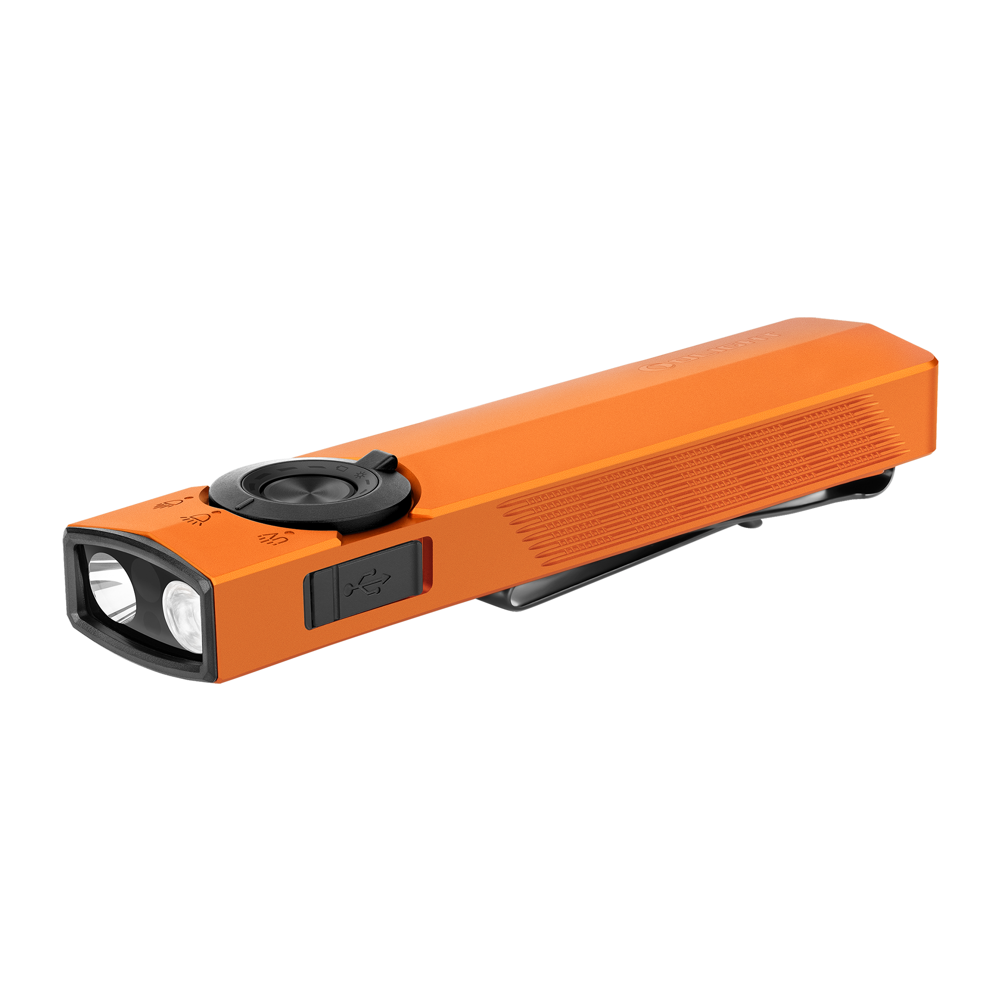 Olight ArkPro 1500 Lumen Rechargeable EDC Flashlight with UV Light & Green Laser