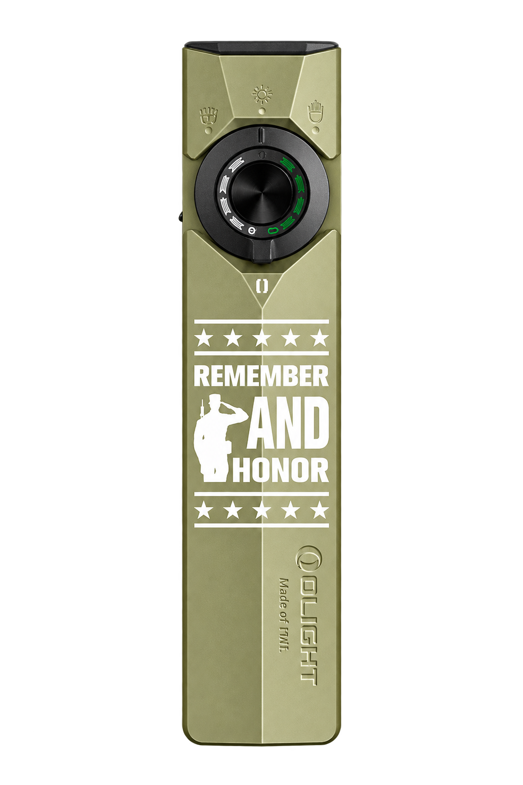 (Custom Engraved) Olight ArkPro Ultra 1700 Lumen Rechargeable EDC Flashlight with UV Light & Green Laser