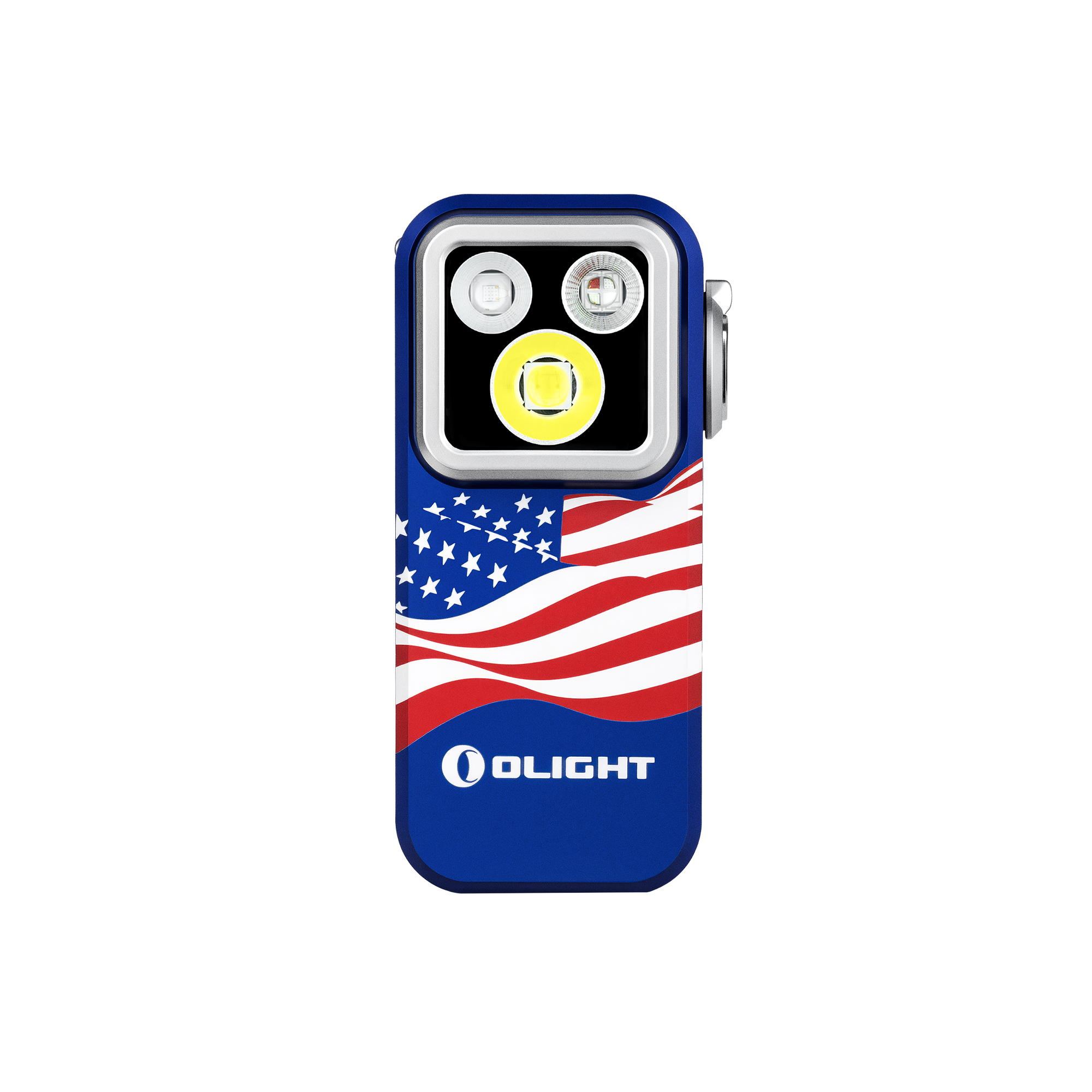 Olight Oclip Pro S 600 Lumen Rechargeable Clip-On Flashlight with UV and RGB Light