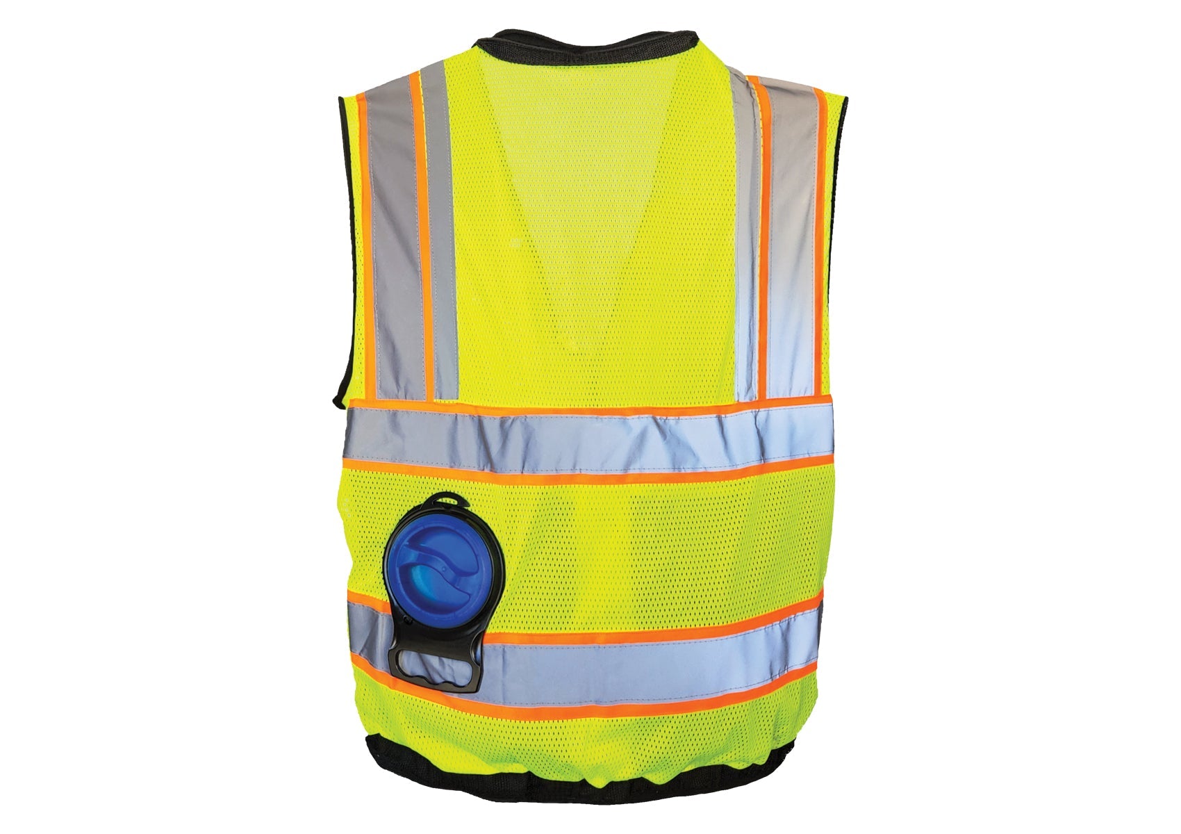 ANSI Class 2 Hi-Vis Misting Safety Vest – Reflective Cooling Vest for Outdoor Work
