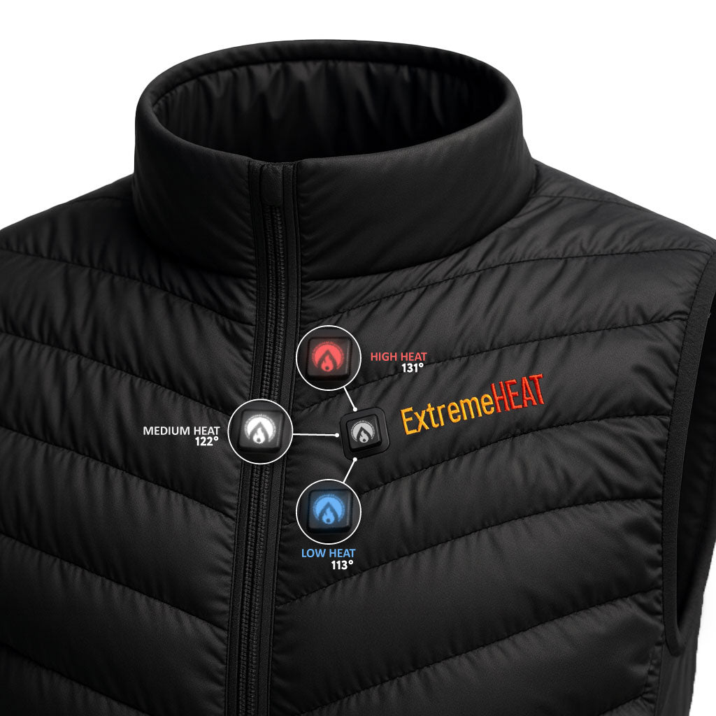 AZ Heated Vest with 10000mAh Rechargeable Battery, Winter Heated Jacket