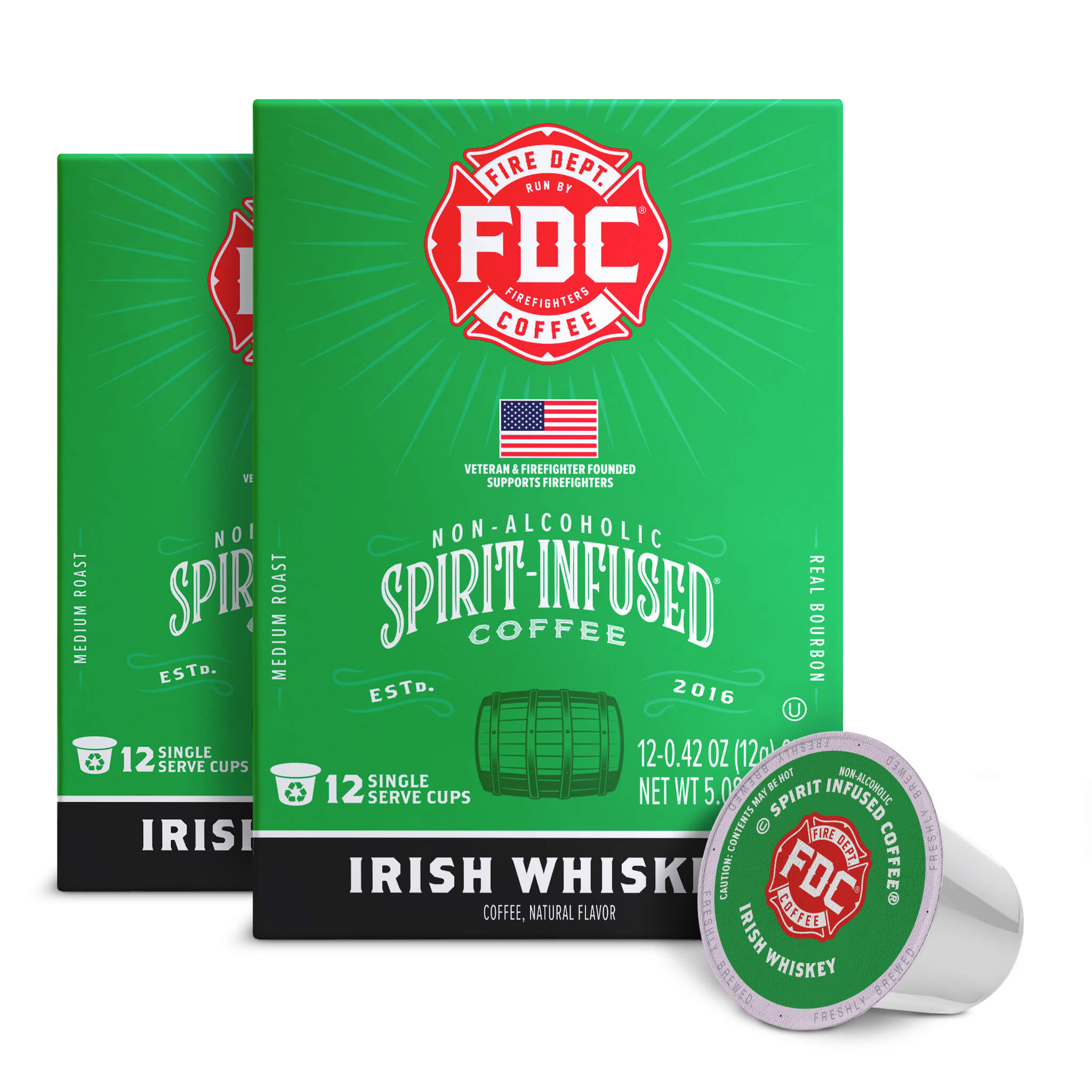 Irish Whiskey Infused Coffee Pods