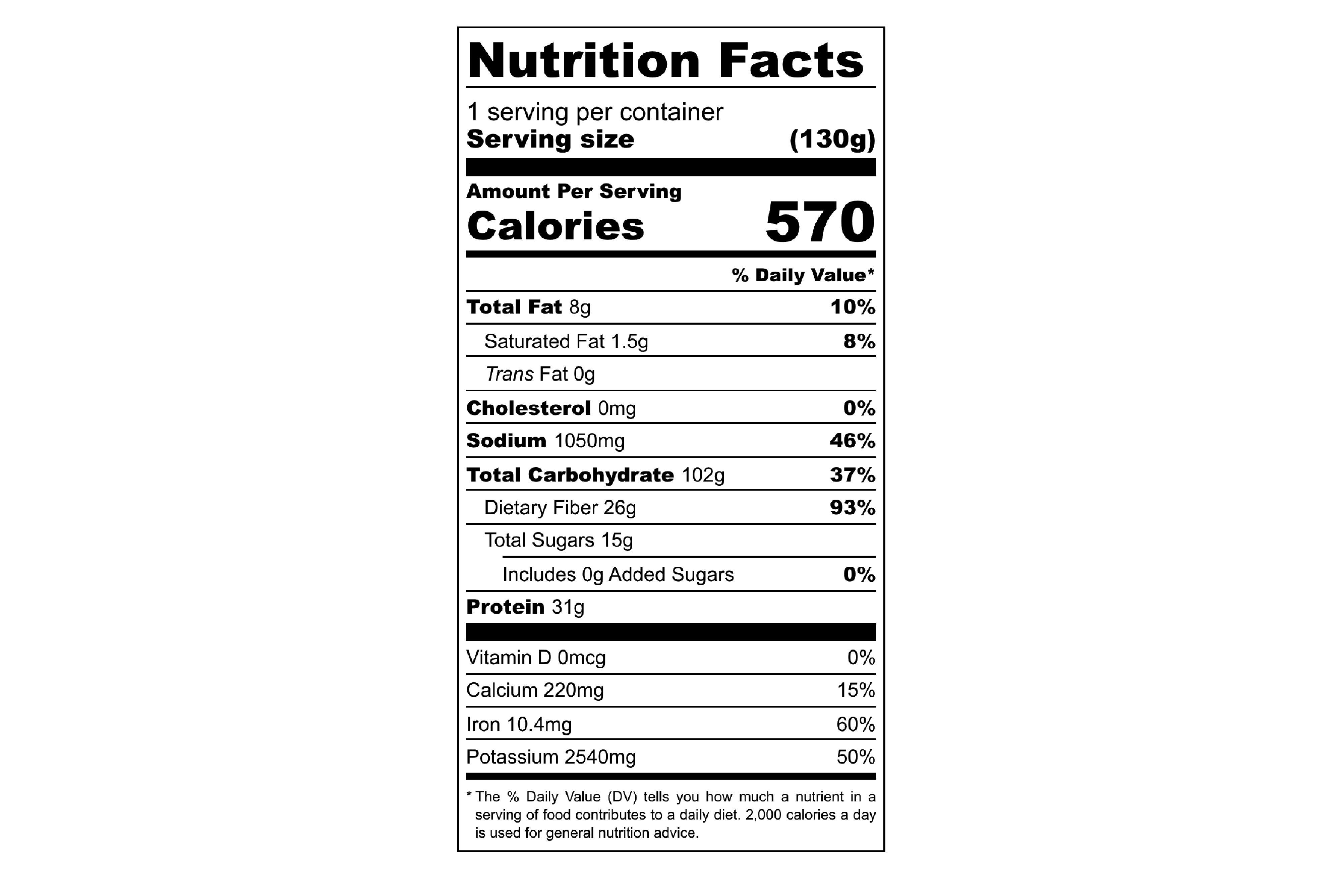 Vegan Vegetable Chili Meal