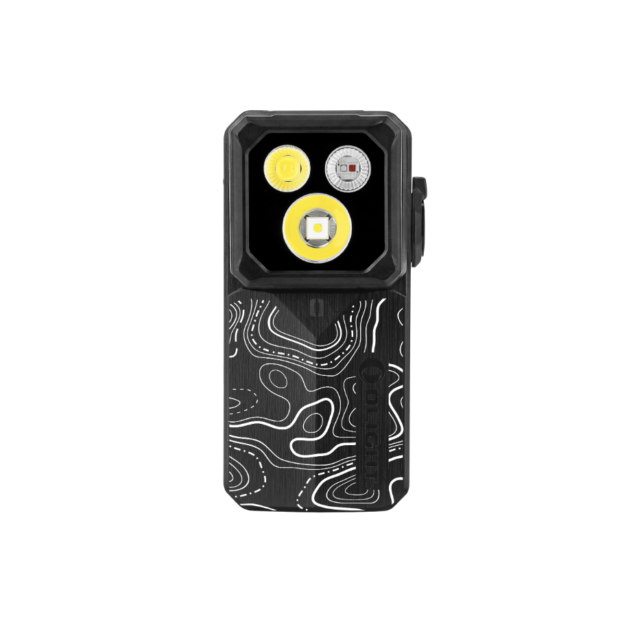 Olight Oclip 2 Ultra 580 Lumen Multi-Function (Floodlight, Spotlight, Red Light, UV Light) Rechargeable Clip-On Flashlight