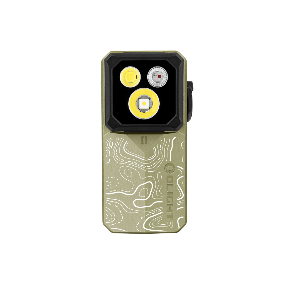 Olight Oclip 2 Ultra 580 Lumen Multi-Function (Floodlight, Spotlight, Red Light, UV Light) Rechargeable Clip-On Flashlight