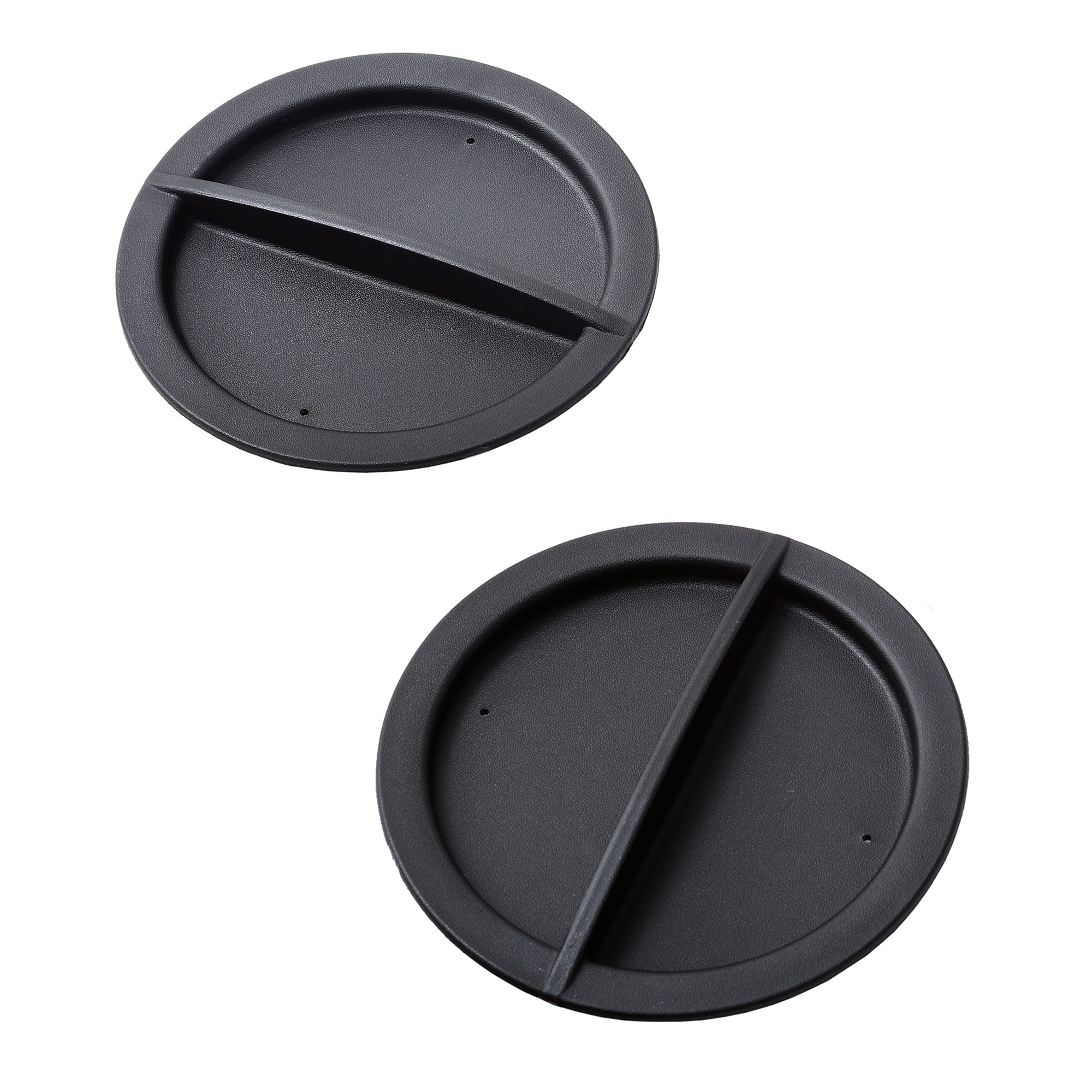 Flame King 2 pack Replacement Caps for Dual Propane Tank Cover - Black