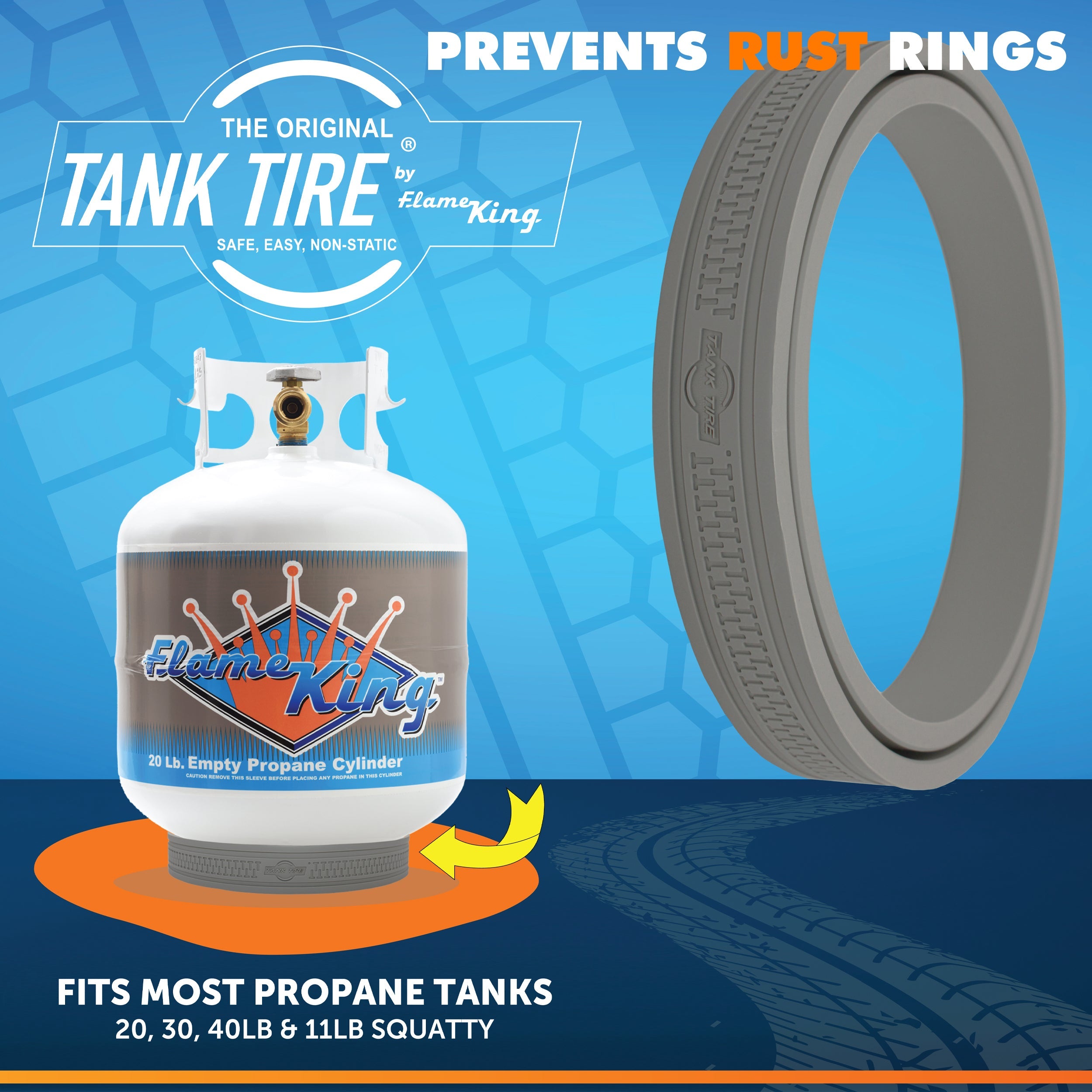 Flame King Propane Tanktire Ring Base Tank Holder