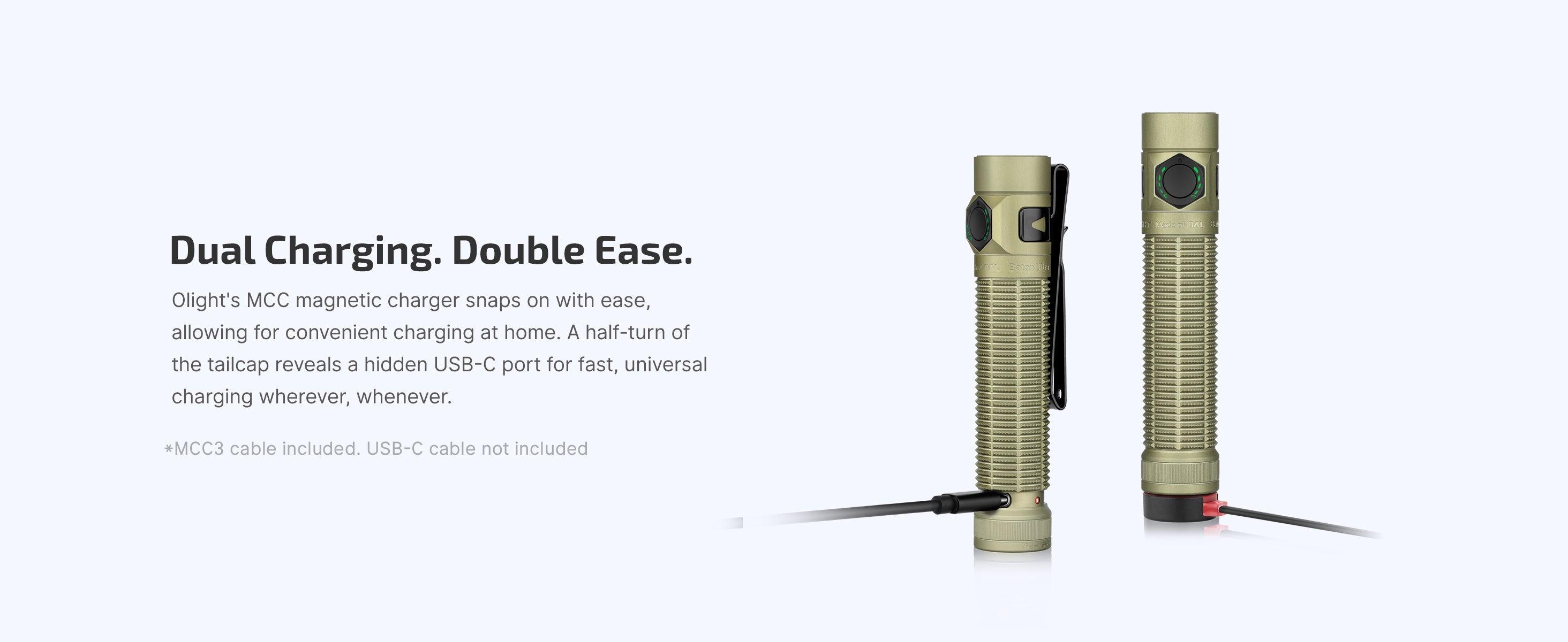 Olight Baton Ultra 1800 Lumen Rechargeable EDC Flashlight