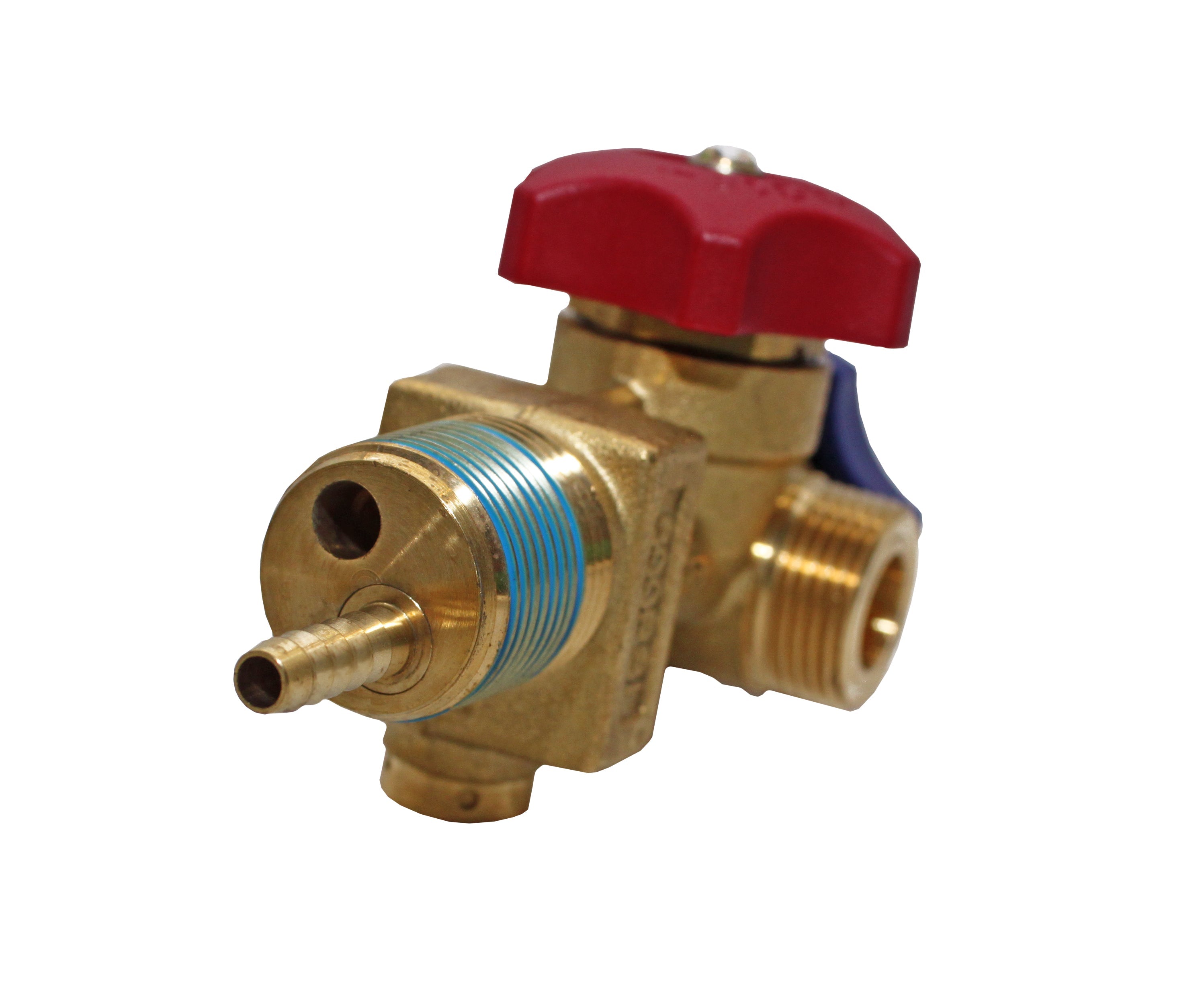 Flame King Dual Access Vapor/Liquid Valve + Dip Tube for 123LB Refrigerant Tank