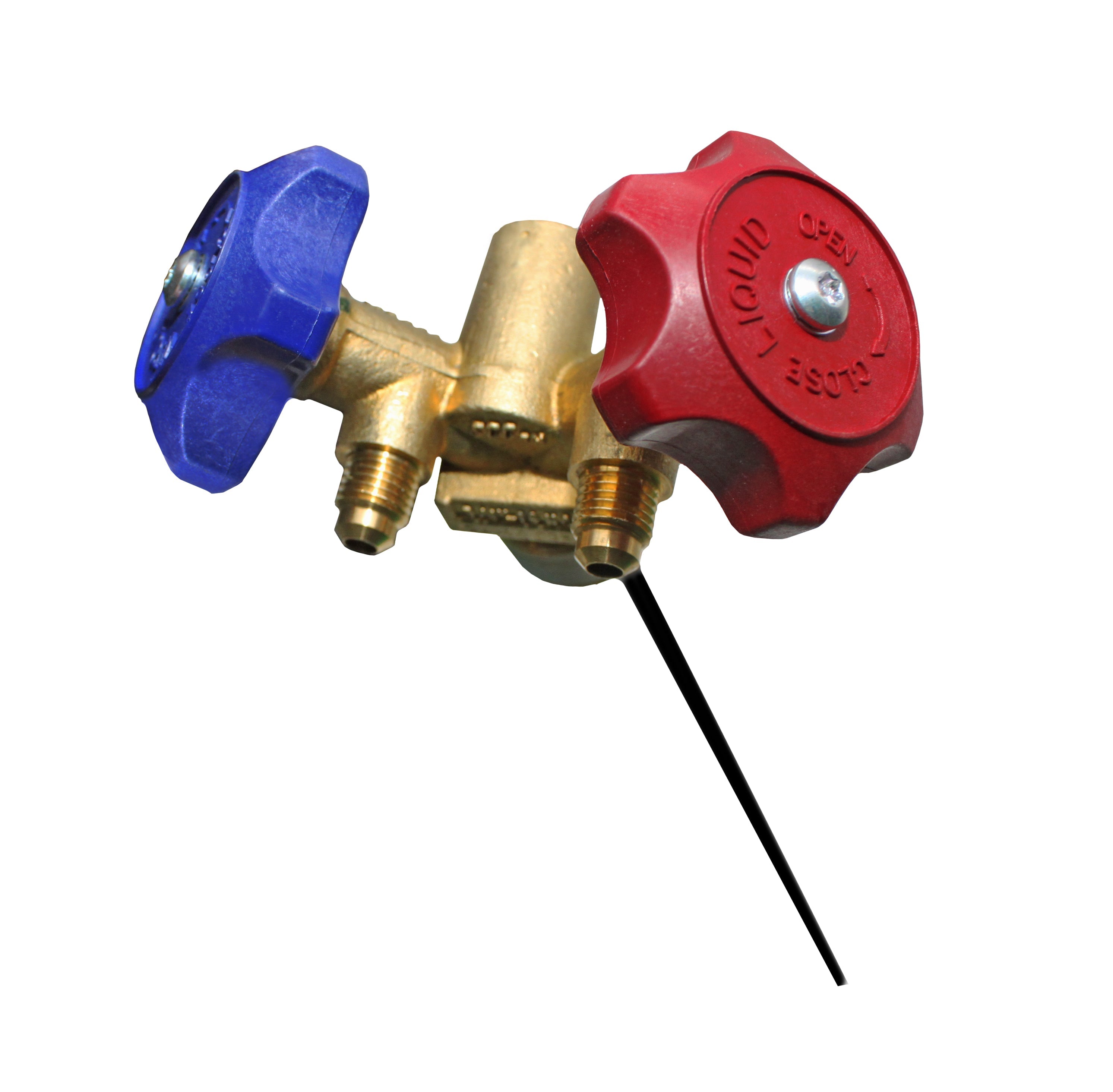 Flame King Y-Valve w/Aluminum Dip Tube & Filter for 50LB Refrigerant Tanks