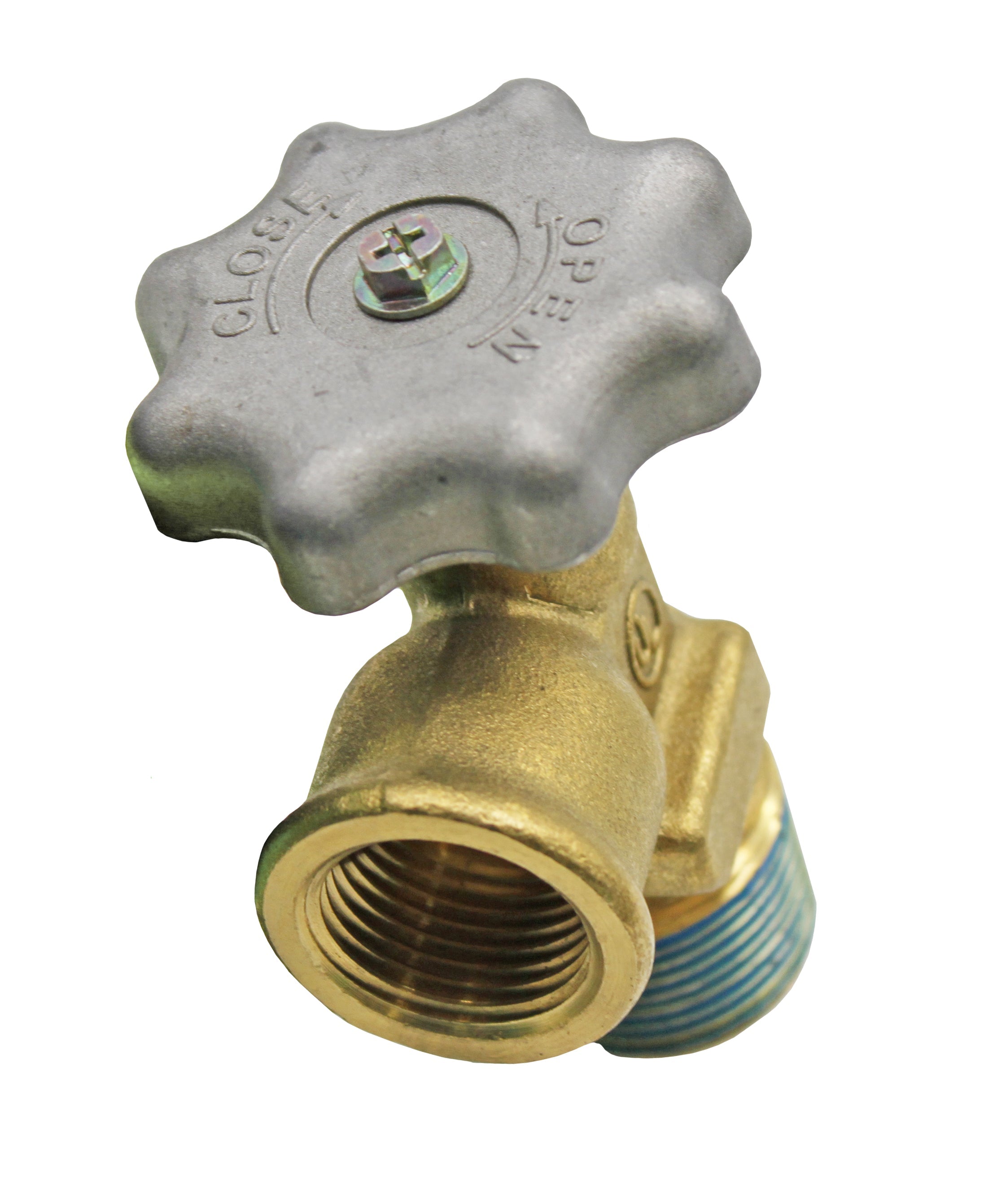Flame King POL Valve for RV ASME Horizontal Propane Tanks