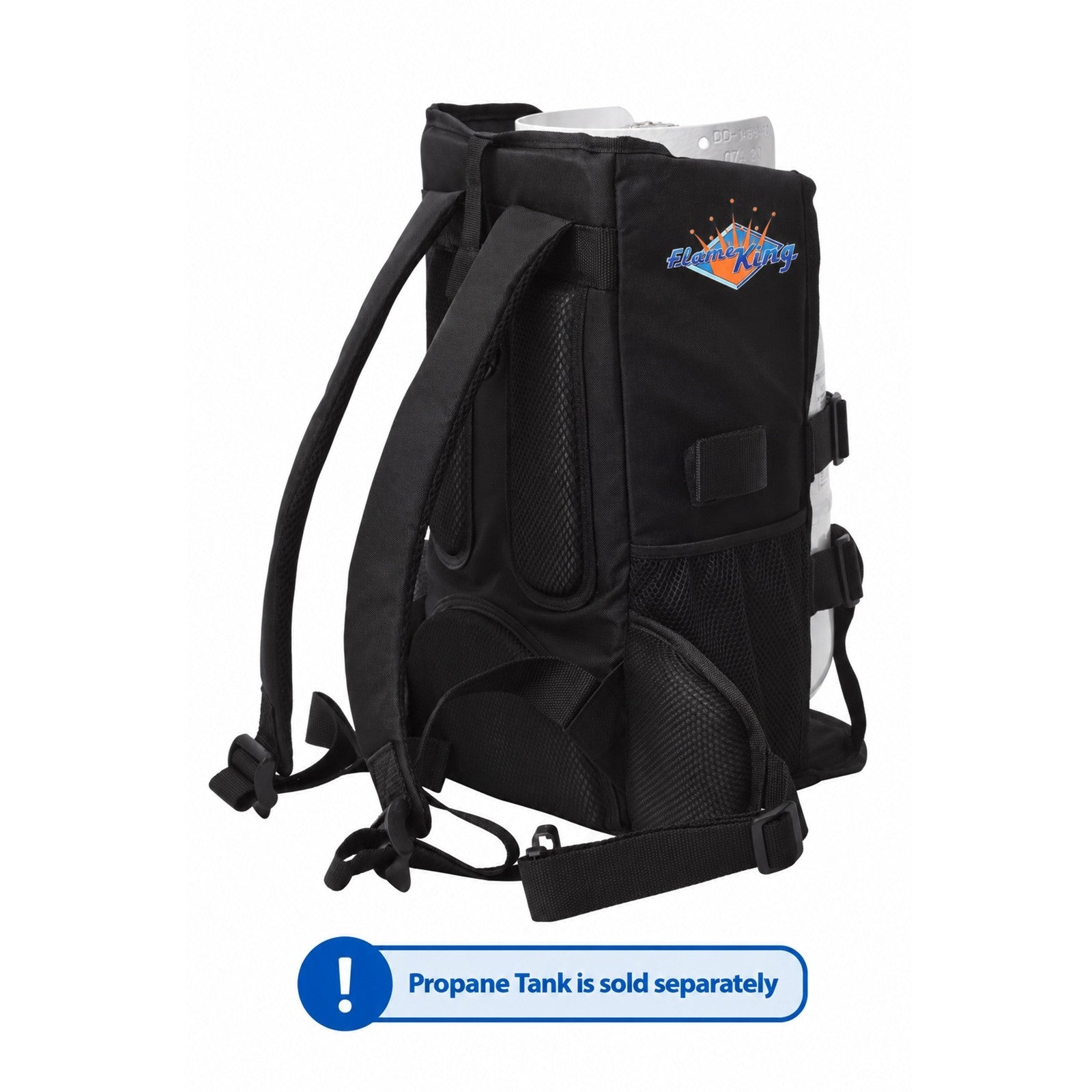 Flame King Propane Tank Backpack Carrier for 5lb or 10lb Cylinder For Weed Burner Torch