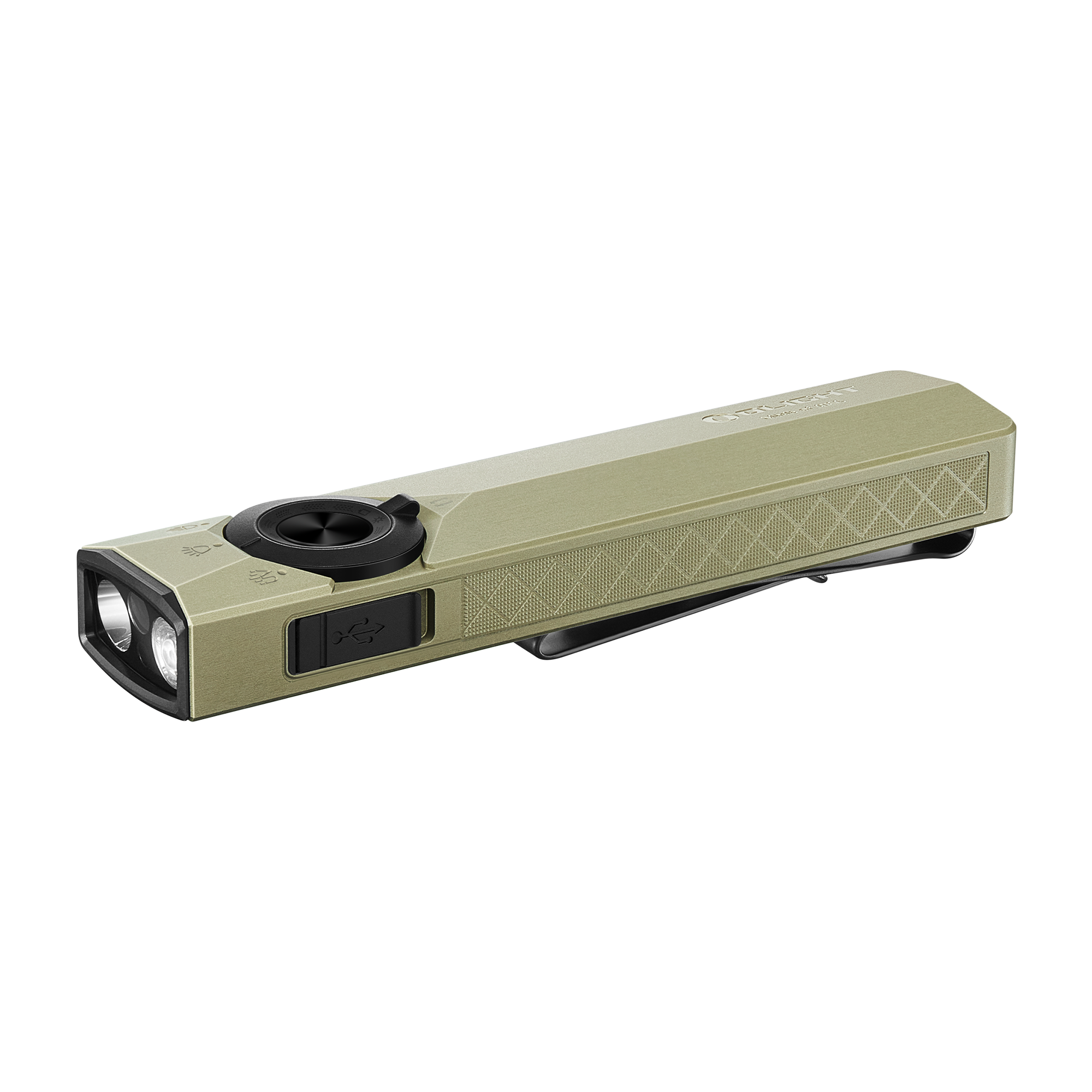 Olight ArkPro Ultra 1700 Lumen Rechargeable EDC Flashlight with UV Light & Green Laser