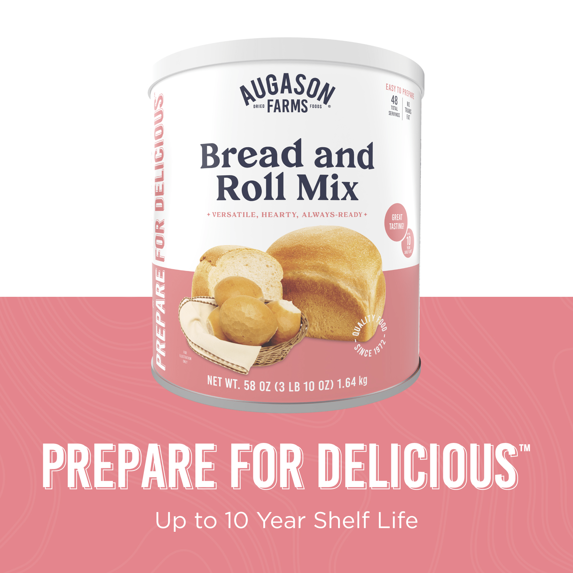 Bread and Roll Mix Can, 48 Servings