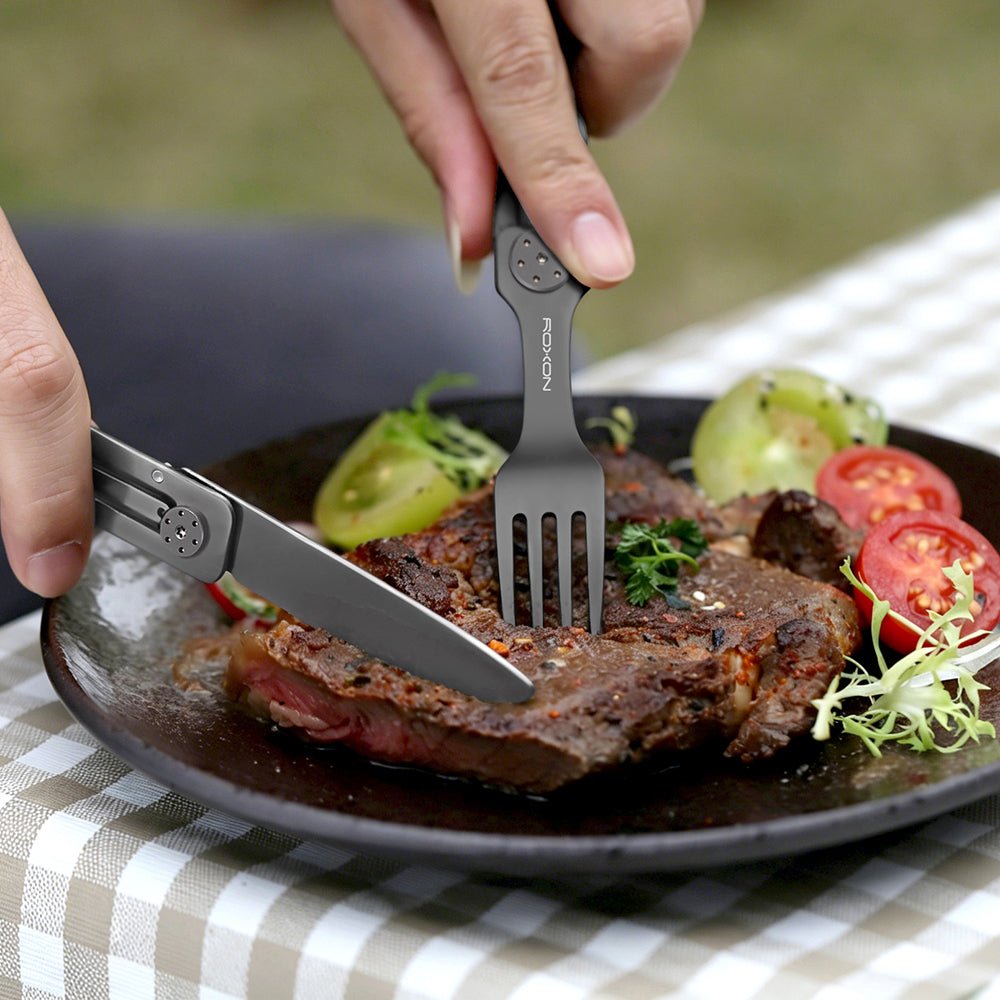 C1S 3-in-1 Folding Cutlery Travel Set