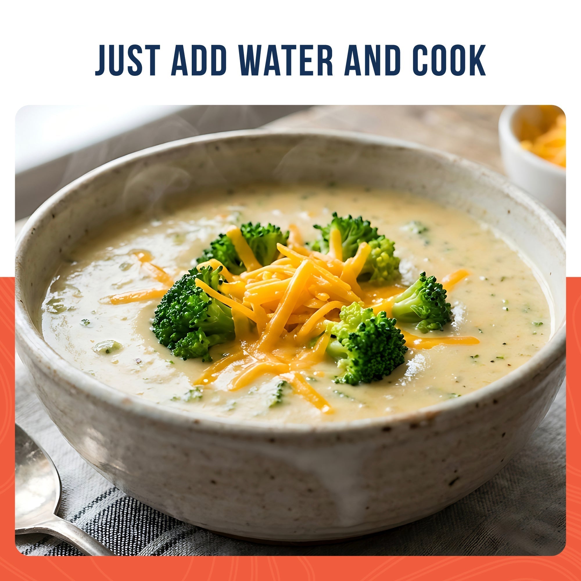 Cheesy Broccoli Soup Mix Can, 38 Servings