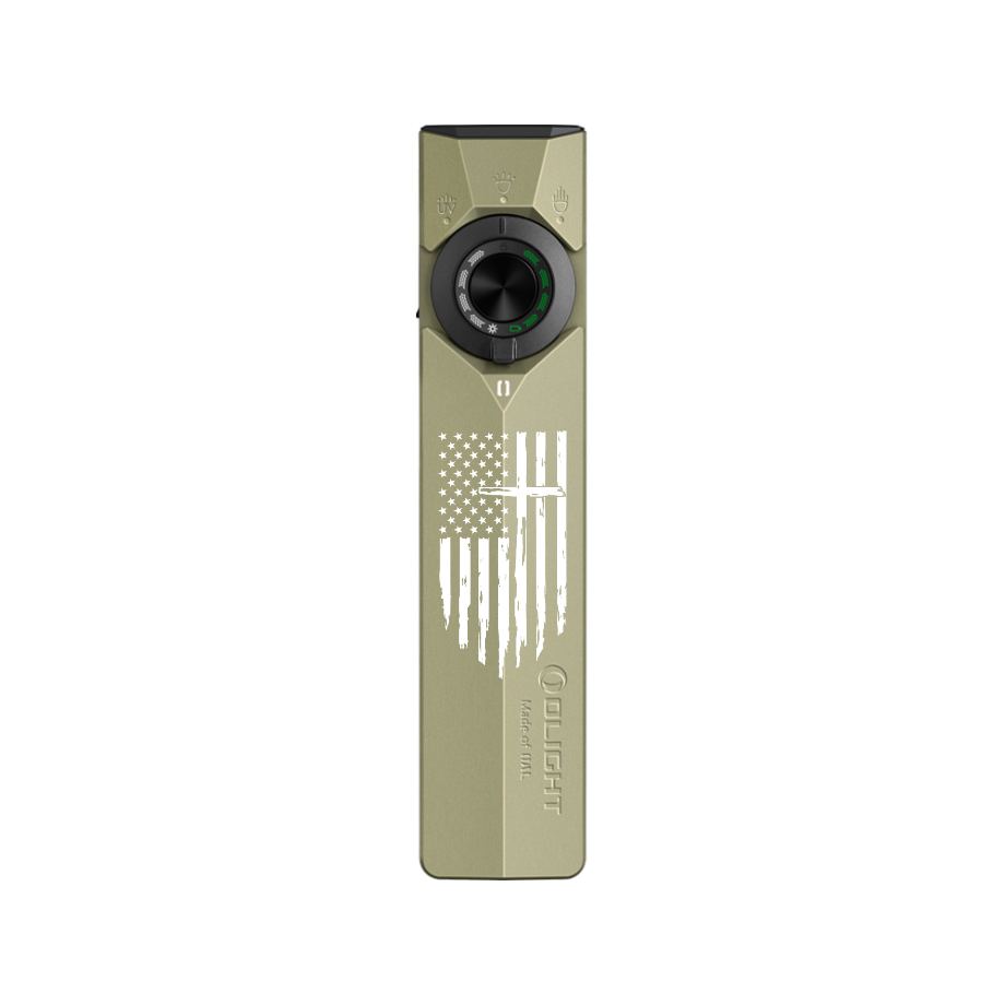 Olight ArkPro Ultra 1700 Lumen Rechargeable EDC Flashlight with UV Light & Green Laser