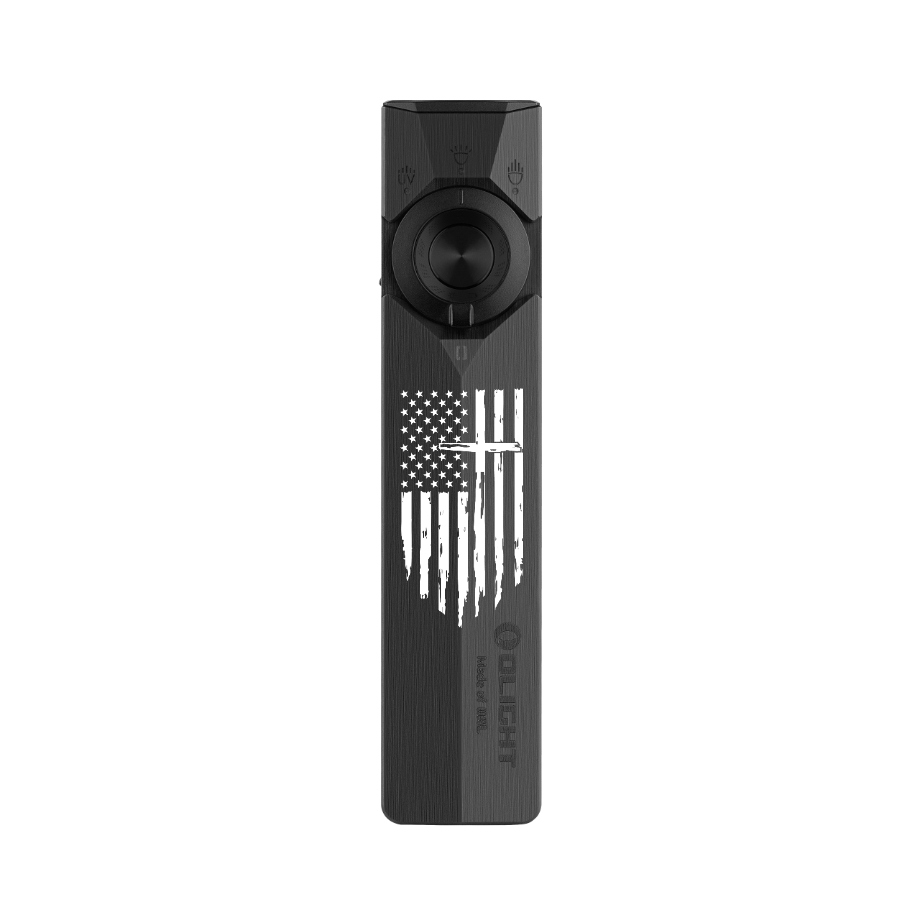 (Custom Engraved) Olight ArkPro Ultra 1700 Lumen Rechargeable EDC Flashlight with UV Light & Green Laser
