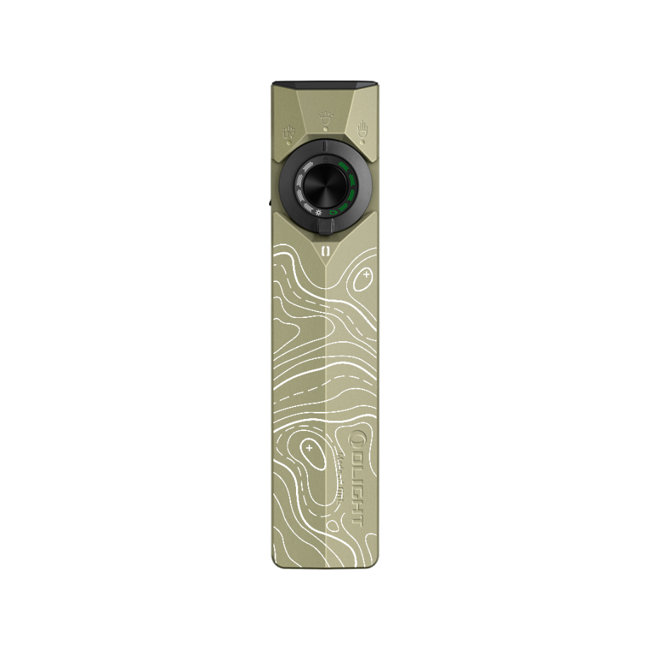 Olight ArkPro Ultra 1700 Lumen Rechargeable EDC Flashlight with UV Light & Green Laser