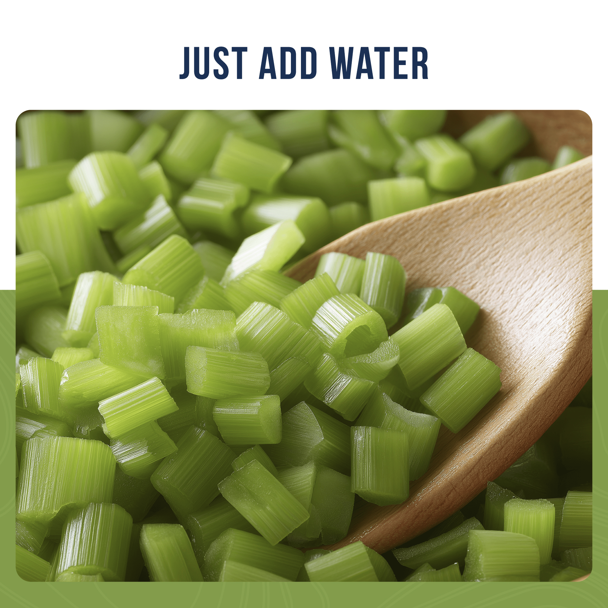 Dehydrated Cross Cut Celery Can, 73 Servings