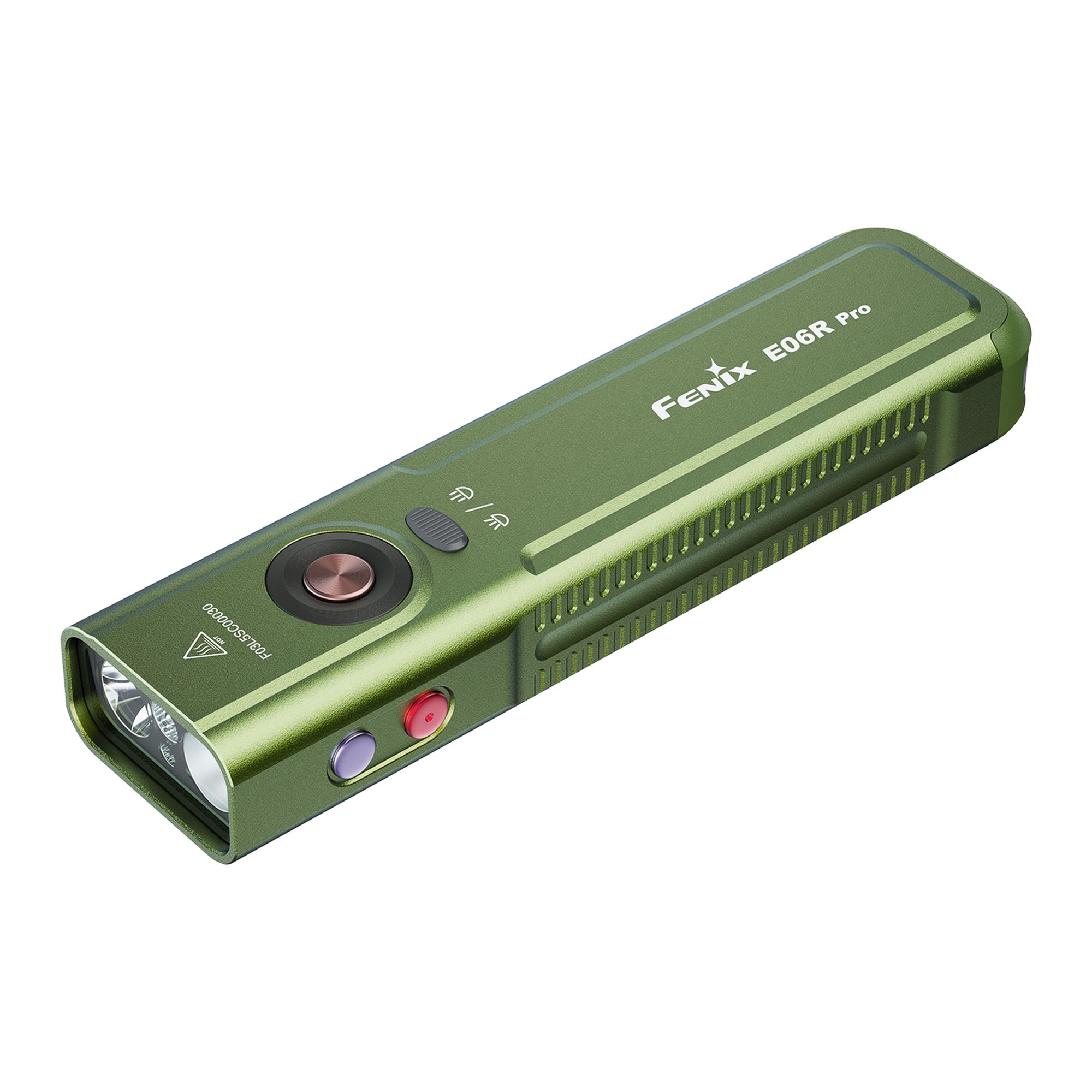 Fenix E06R Pro 1600 Lumen USB-C Rechargeable EDC Flashlight with UV Light and Red Laser