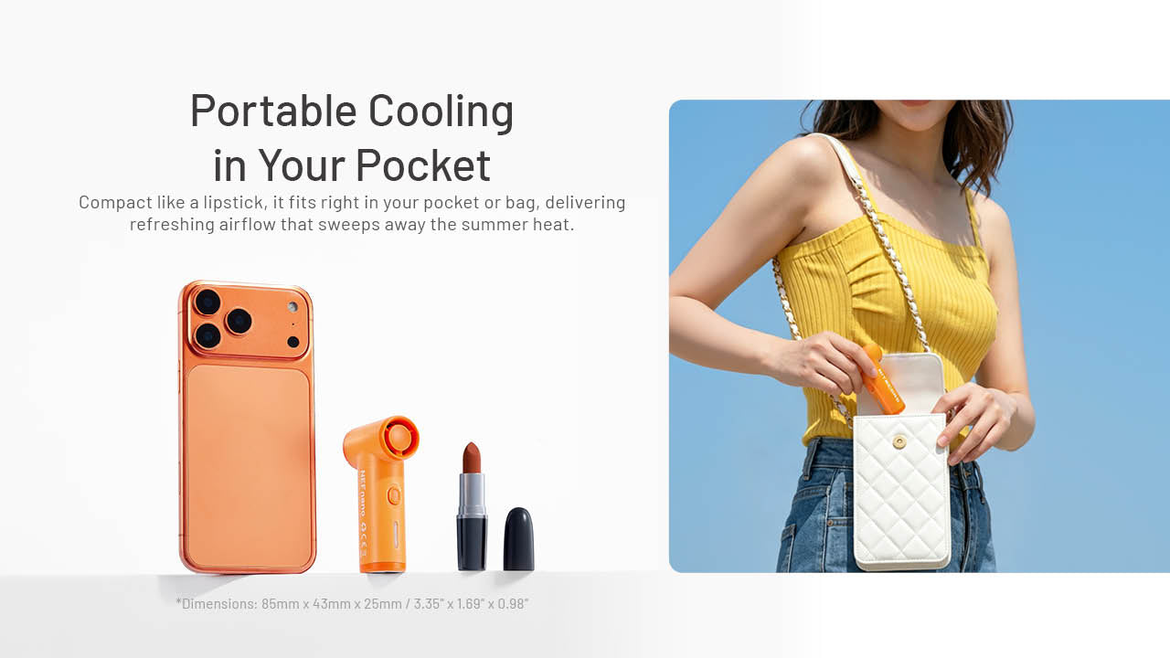 Nitecore NEF nano Palm-Sized High Speed Handheld Fan