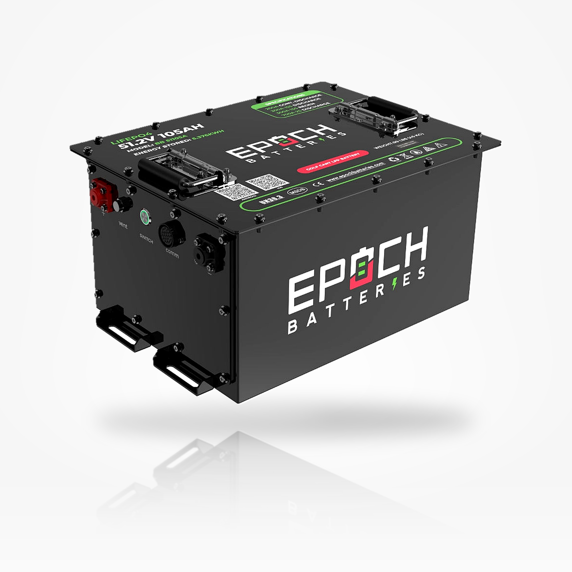 48V 105Ah Golf Cart Battery Complete Kit - Lithium (LiFePO4)