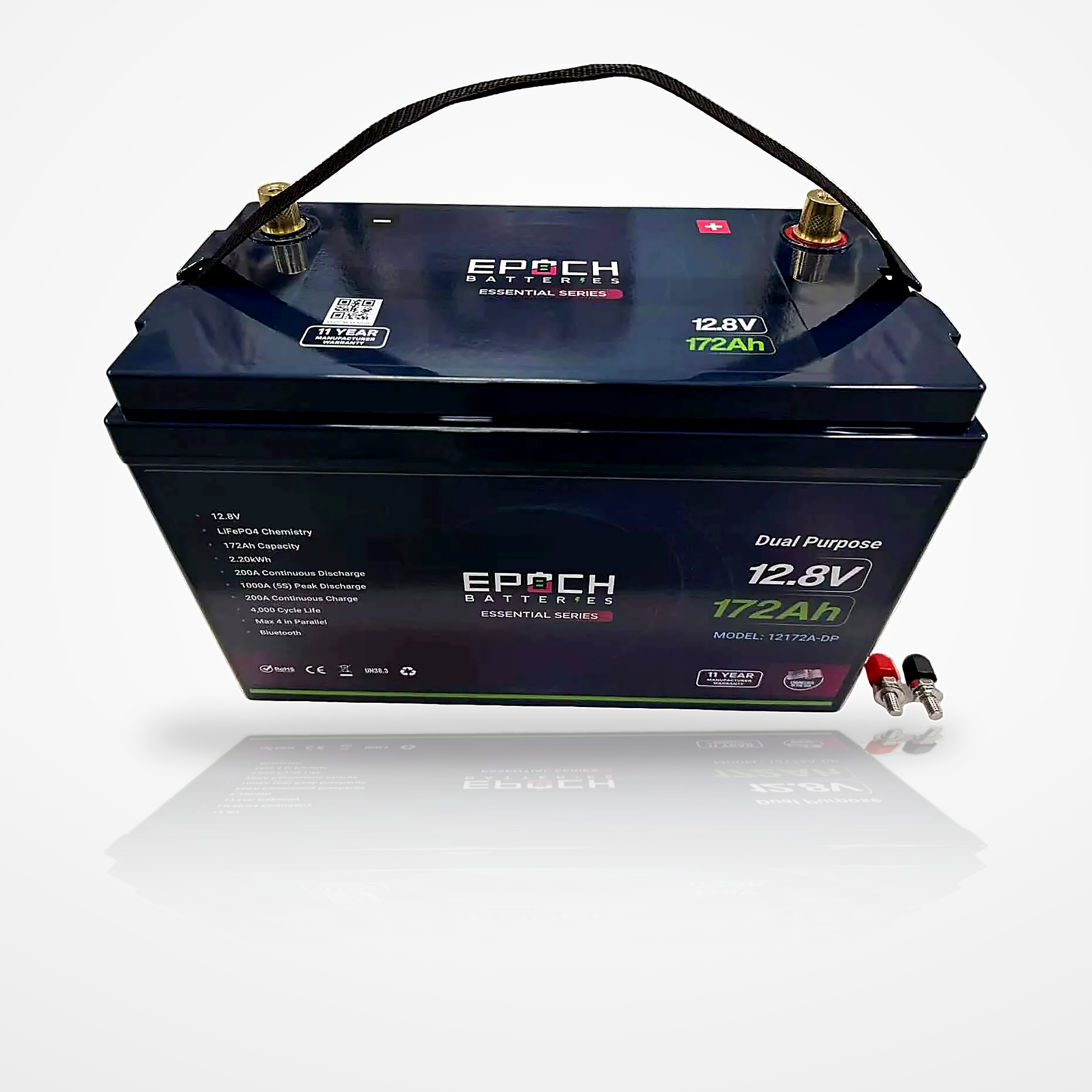 12V 172Ah Cranking & Deep Cycle (Dual Purpose) LiFePO4 Battery