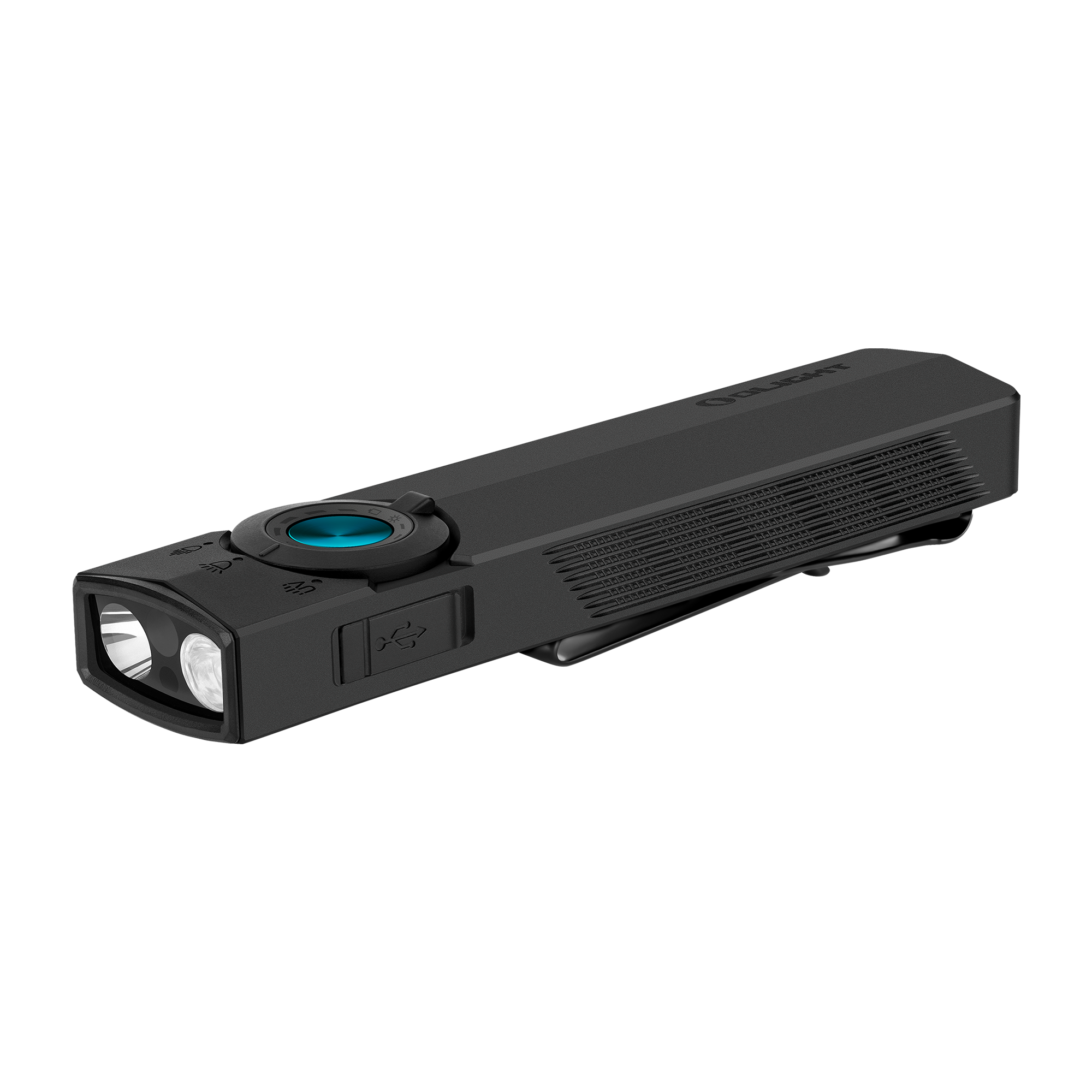 Olight ArkPro 1500 Lumen Rechargeable EDC Flashlight with UV Light & Green Laser