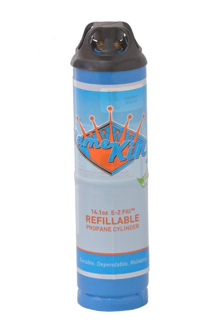 Flame King 1lb Refillable Propane Tank Welding LP Cylinder 14.1 - 2 Pack Eco Friendly Sustainable Tank