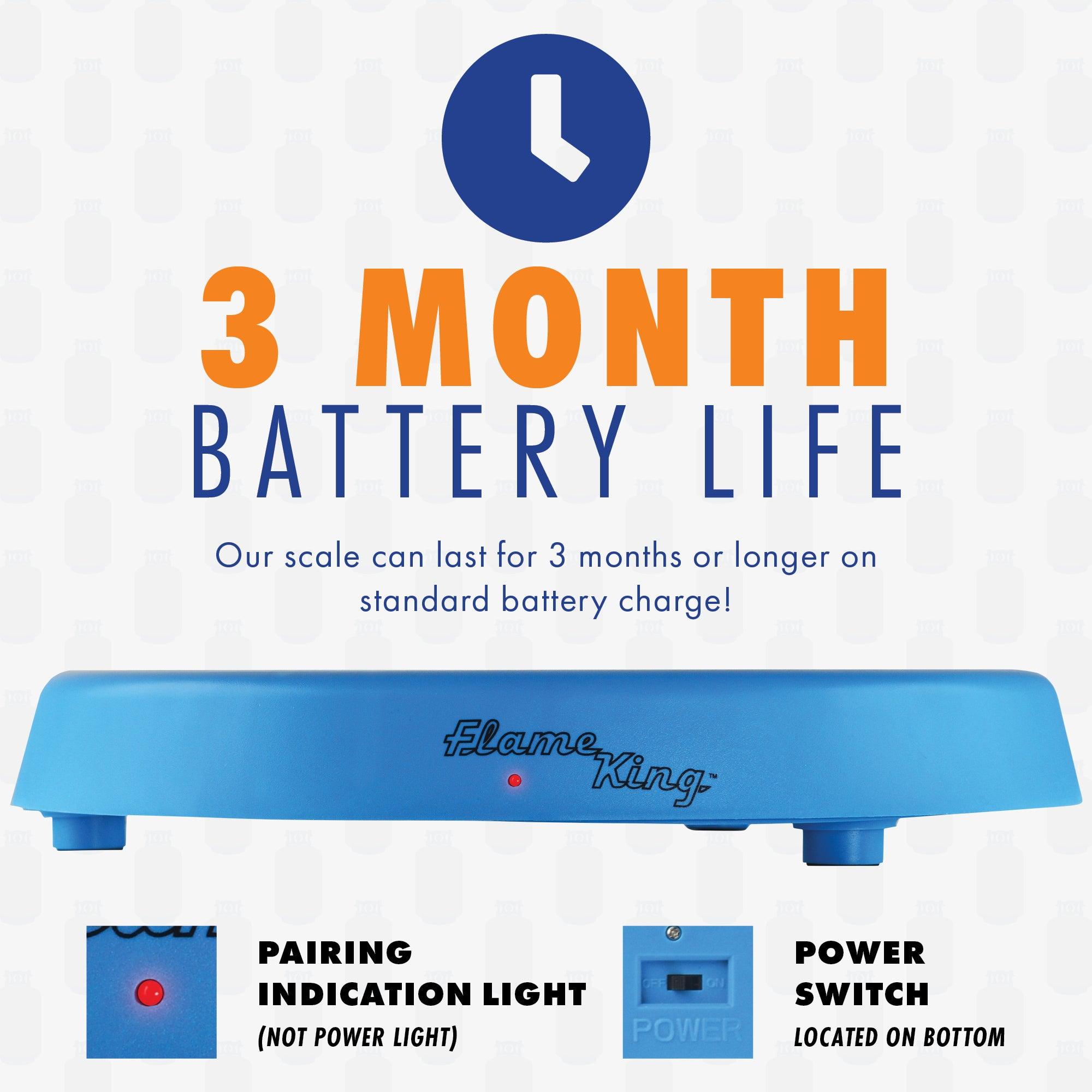 Flame King Smart Wireless Gauge Propane Tank Scale
