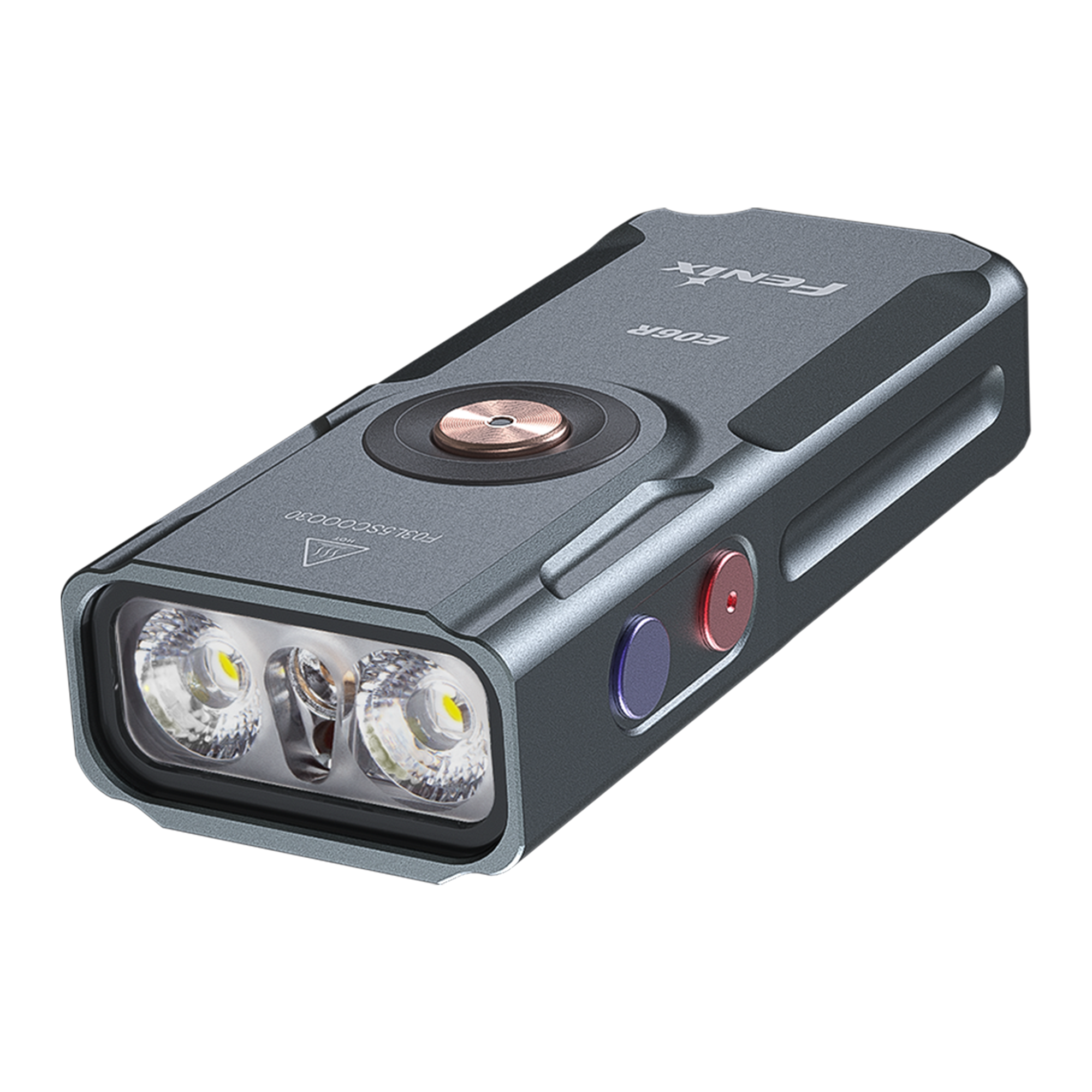 Fenix E06R 700 Lumen USB-C Rechargeable EDC Flashlight with UV Light & Red Laser