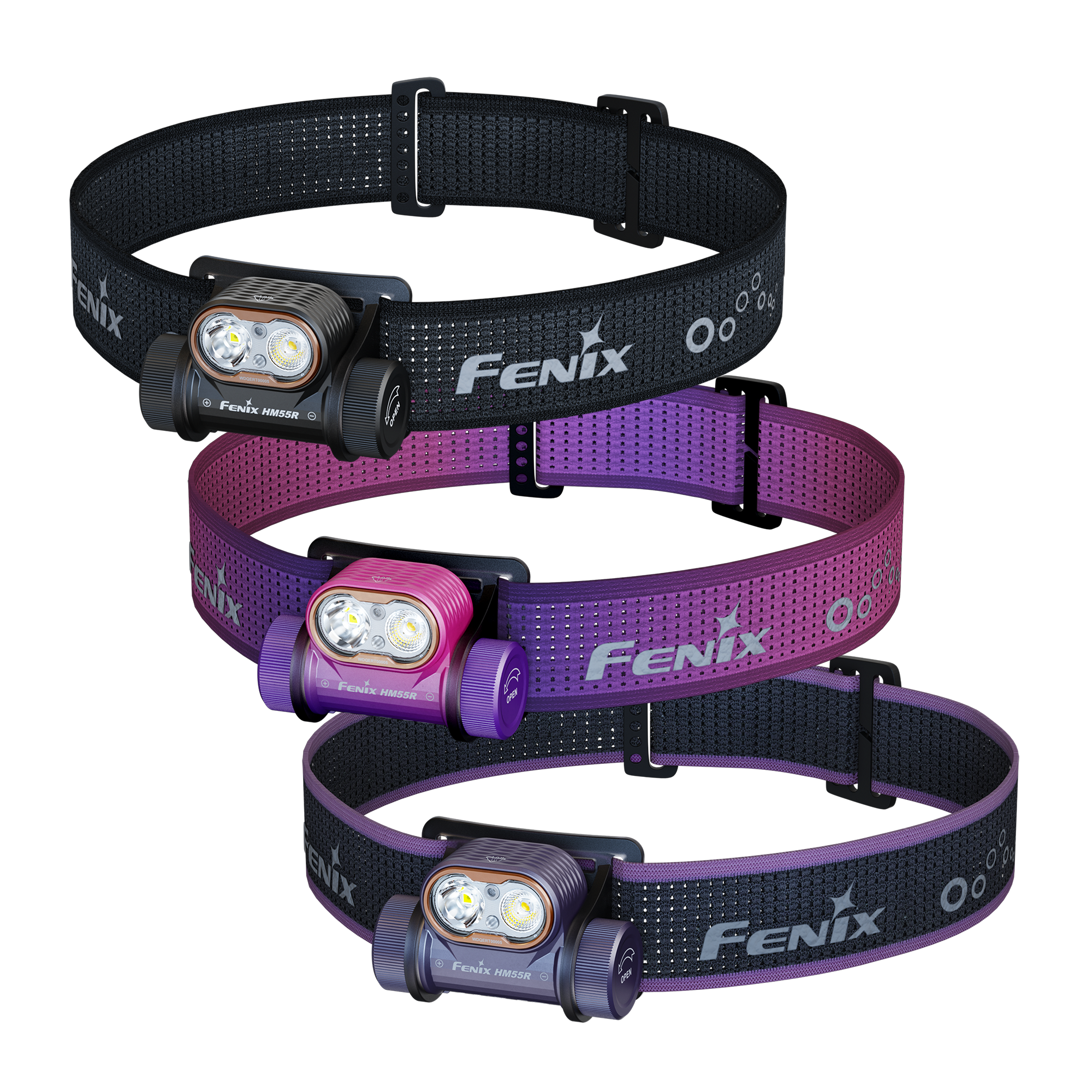 Fenix HM55R 1200 Lumen Lightweight Rechargeable Running Headlamp